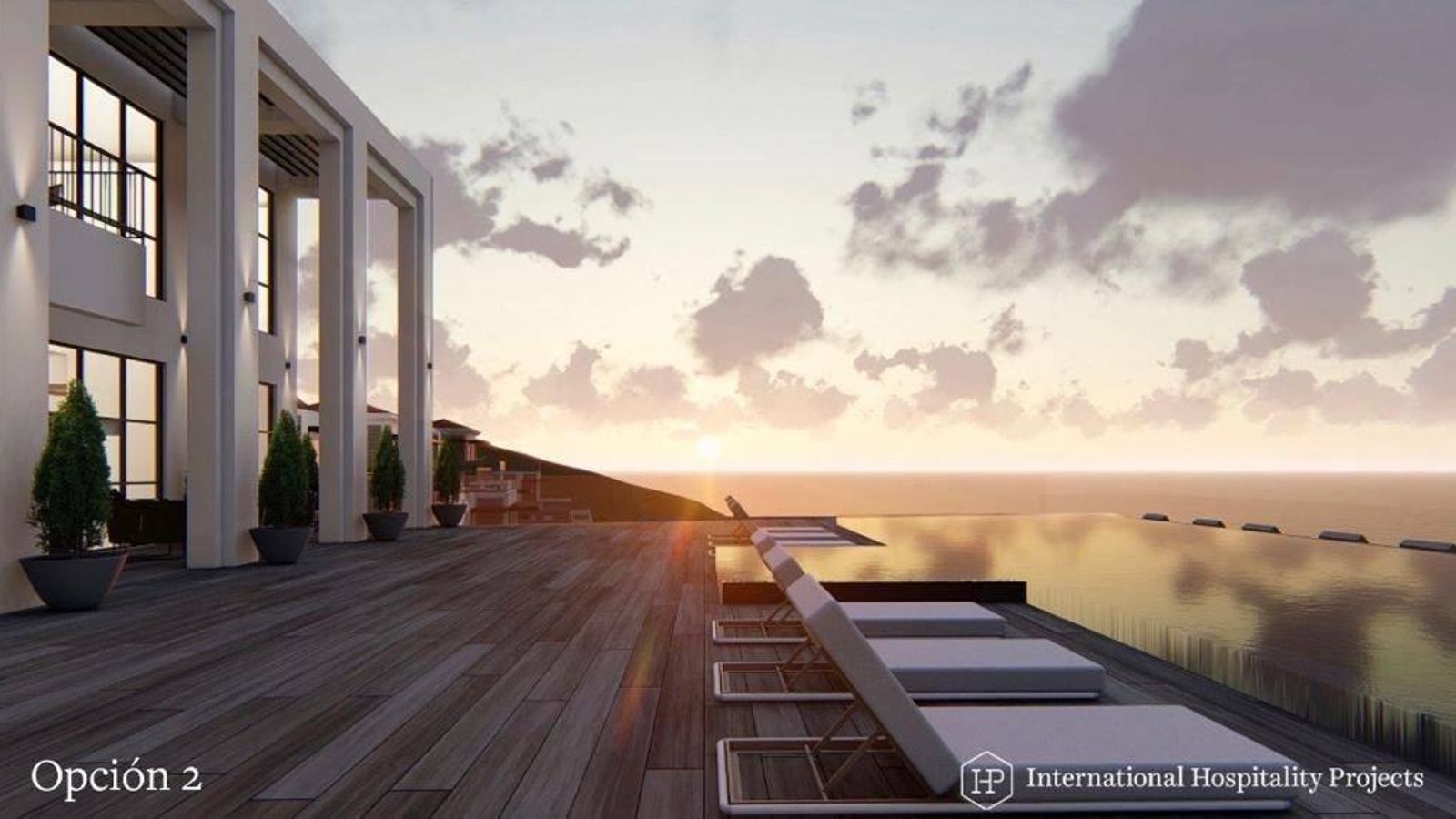 Imagen virtual de cómo sería una de las terrazas.