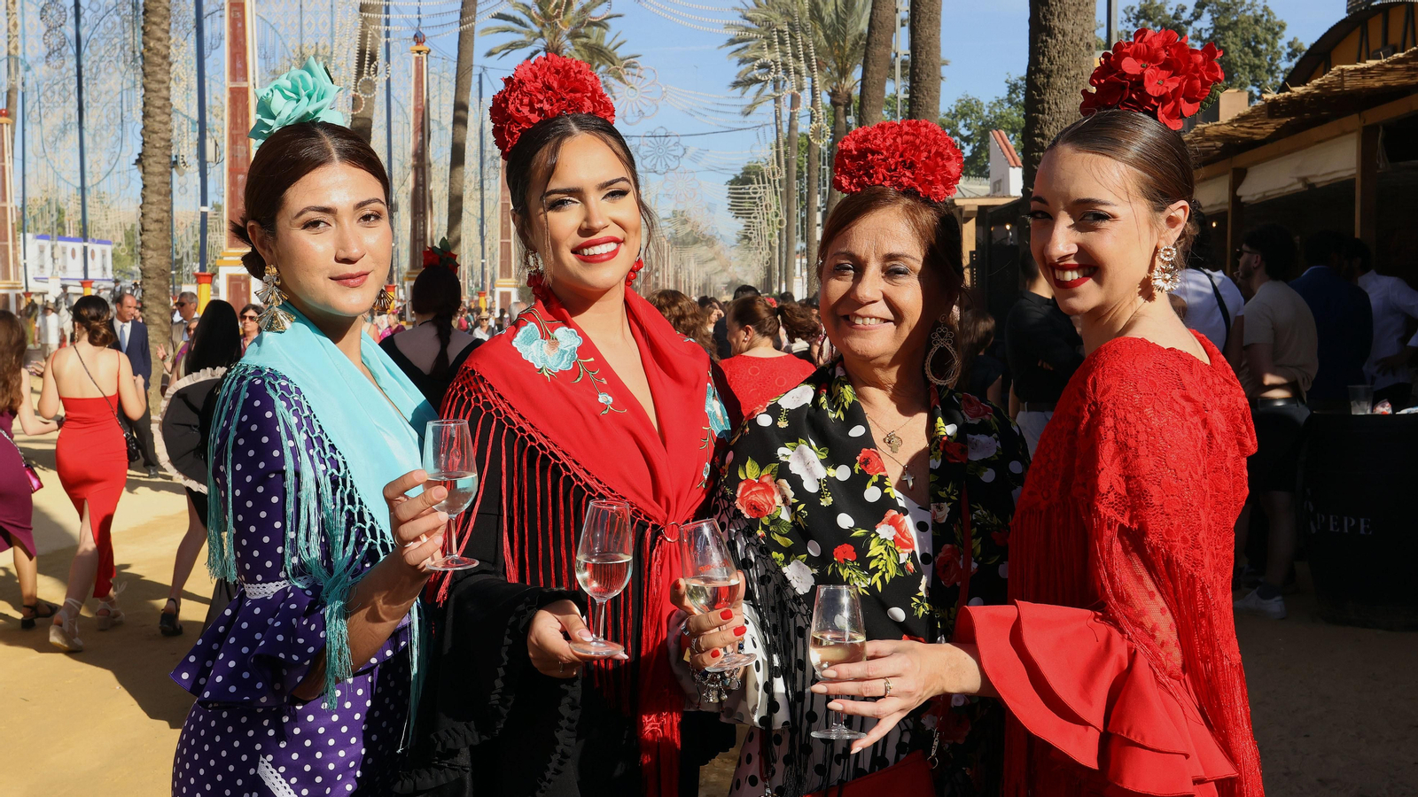 Búscate en las fotos del miércoles en la Feria de Jerez 2024