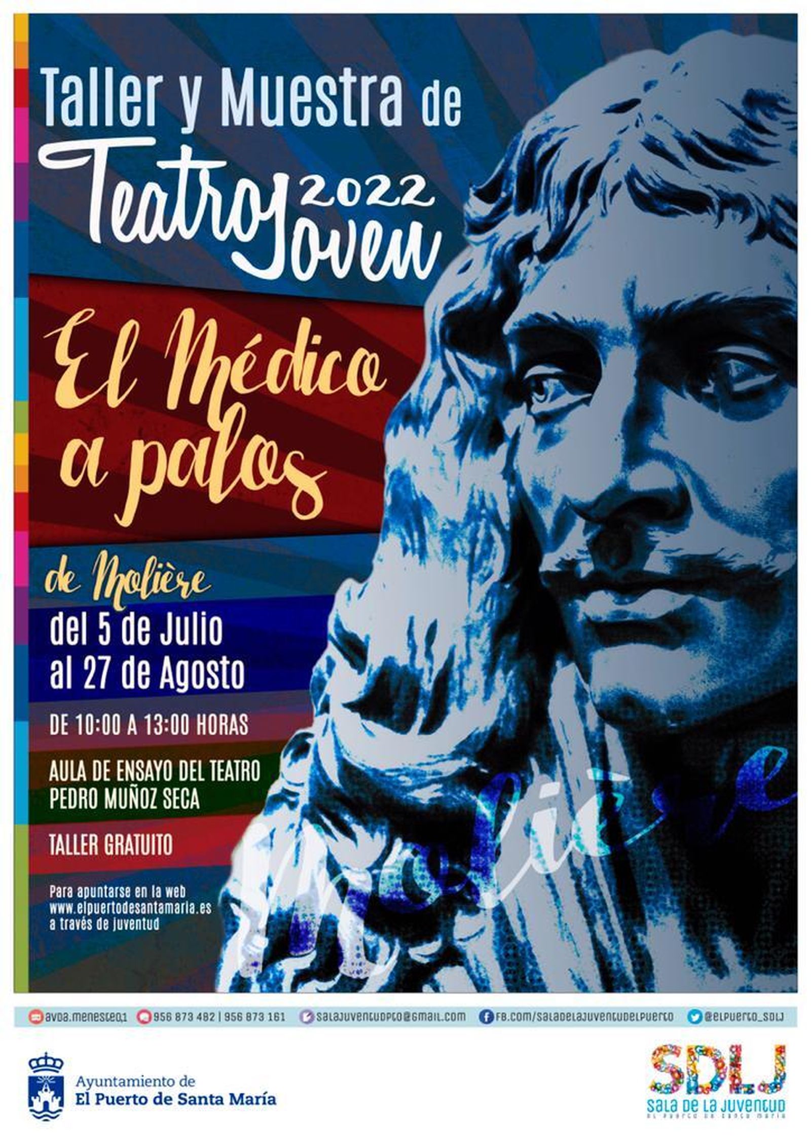 El Taller  de Teatro Joven 2022  pondrá en escena  ‘El médico a palos’.