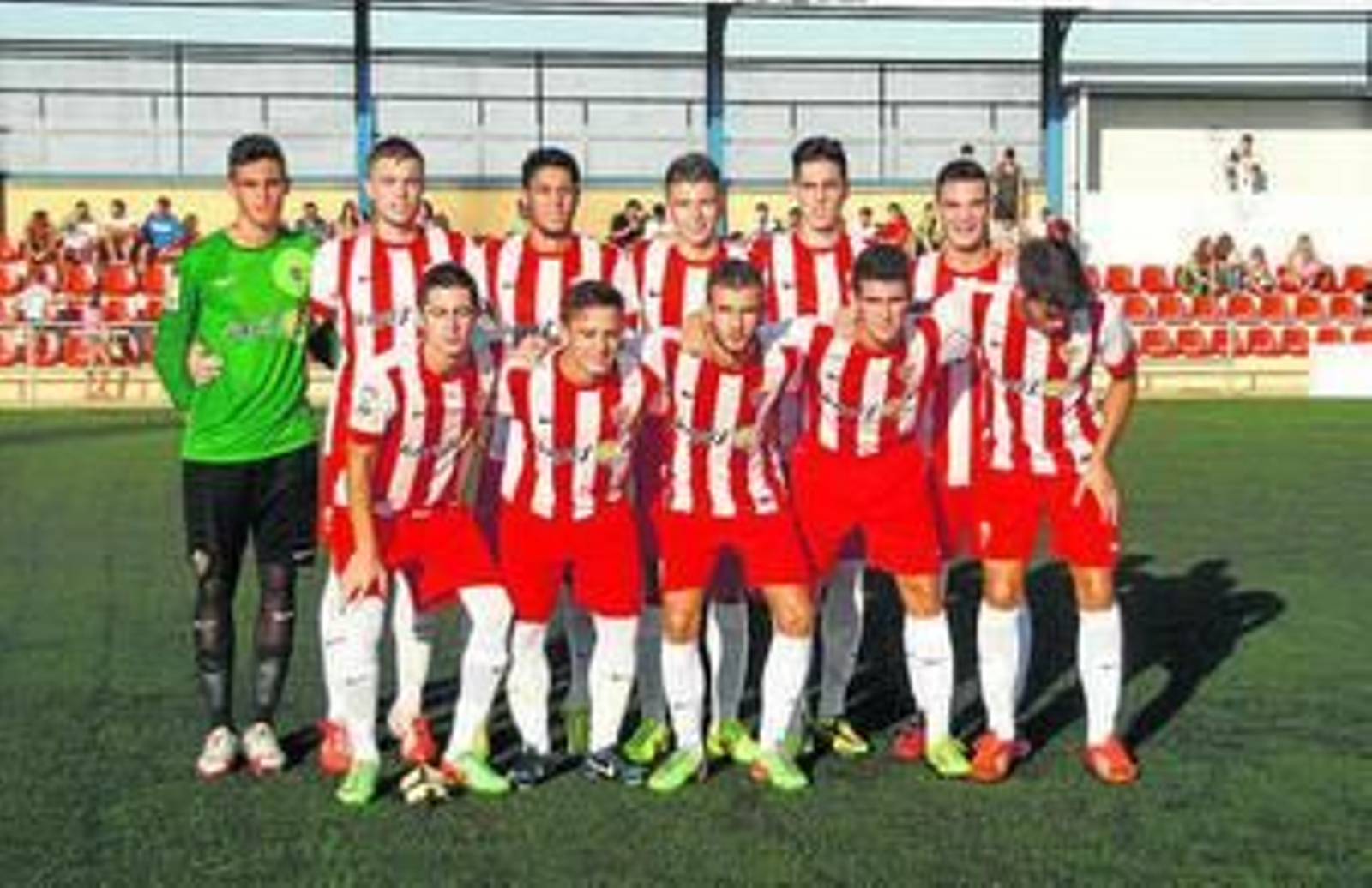 Once inicial de la UD Almería en el día de ayer.