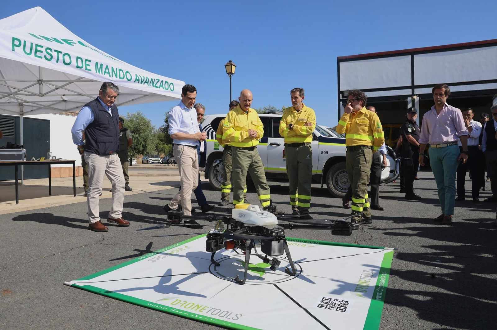 Imágenes de la presentación del Plan Infoca 2024 de prevención de incendios forestales