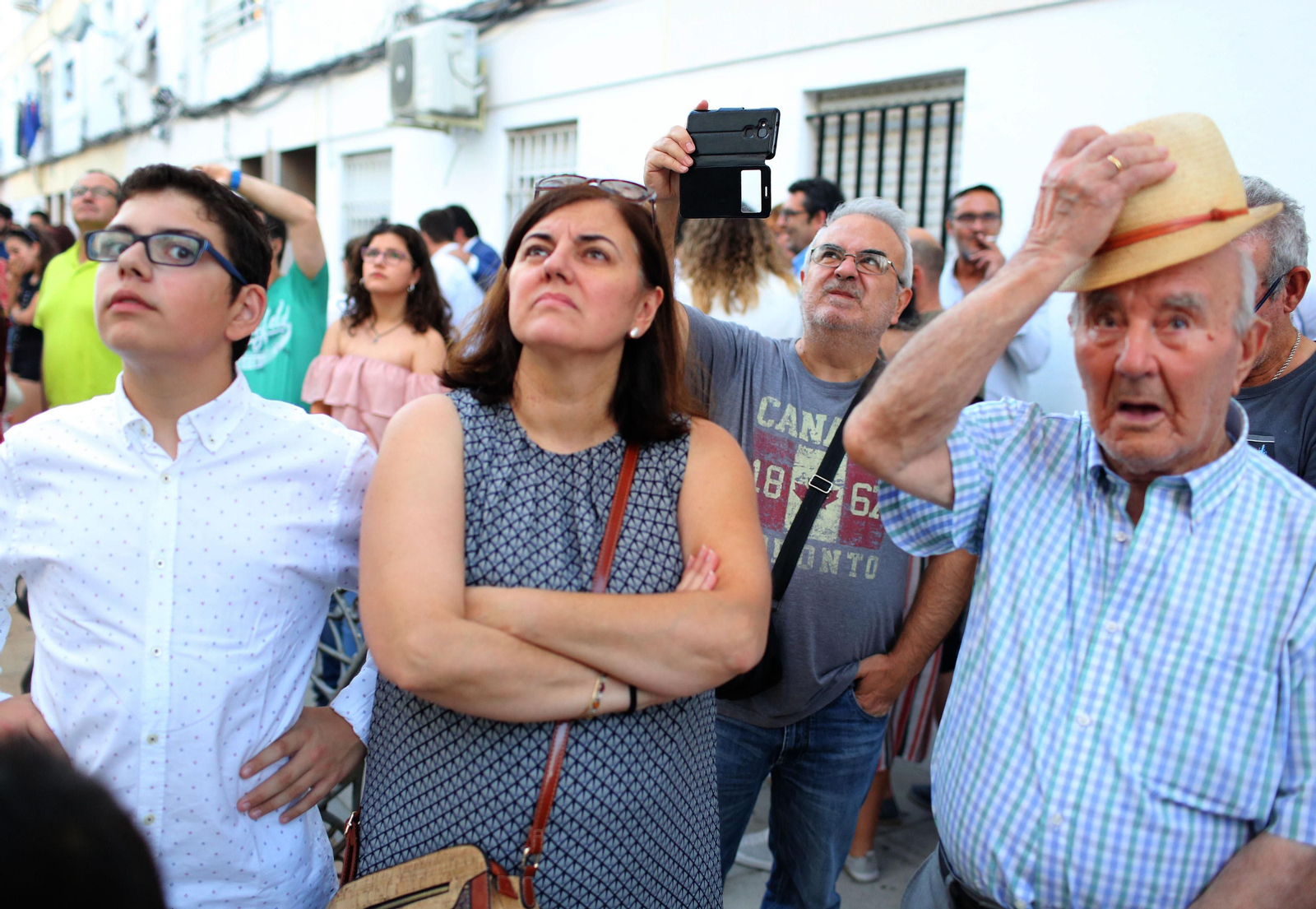 Procesión de la Virgen del Carmen por su barriada