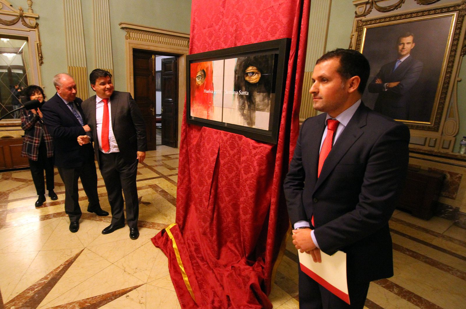 Imágenes de la presentación del cartel de la Semana Santa 2018