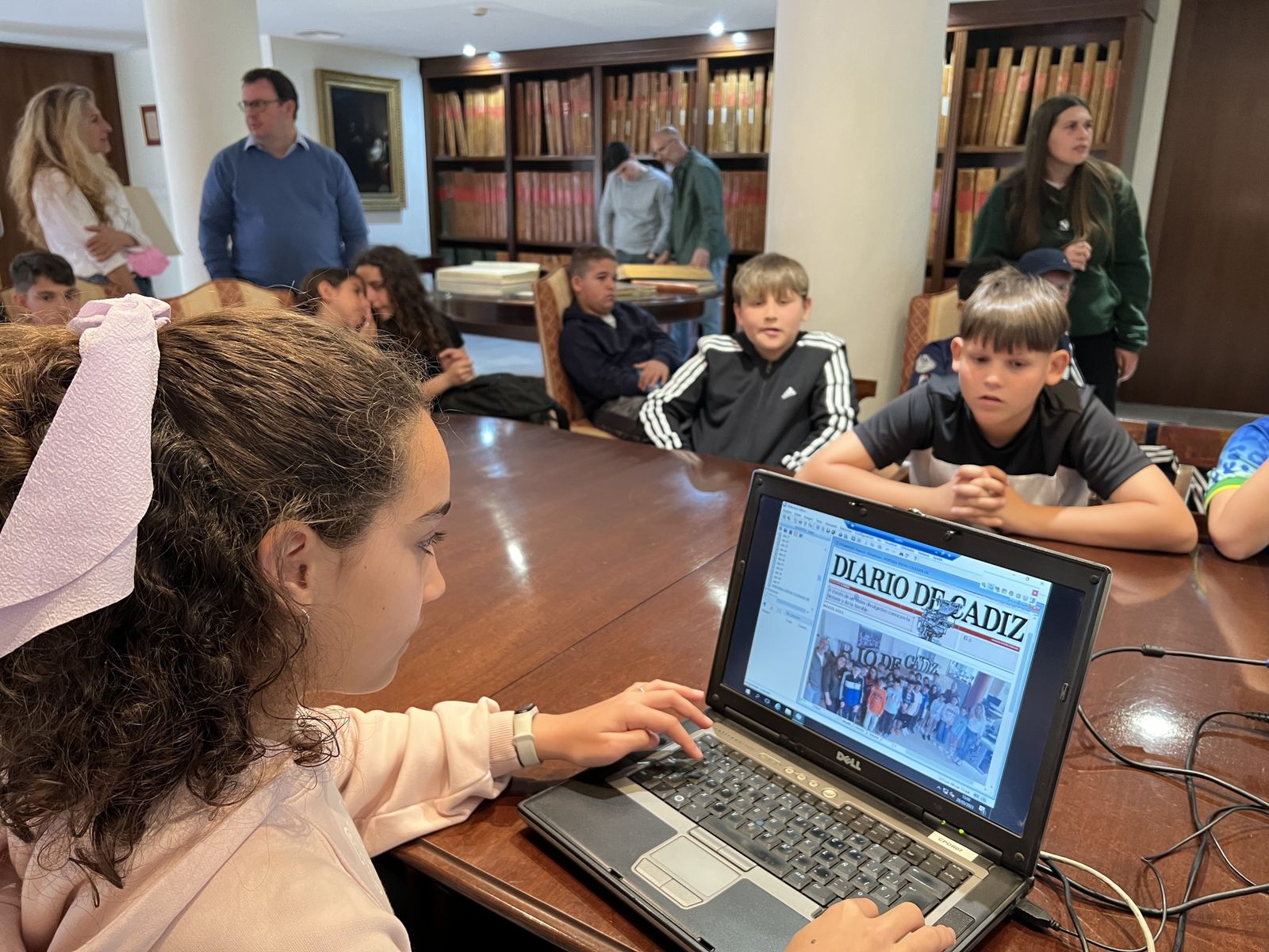 El CEIP Padre José Casal Carrillo de San Fernando visita Diario de Cádiz