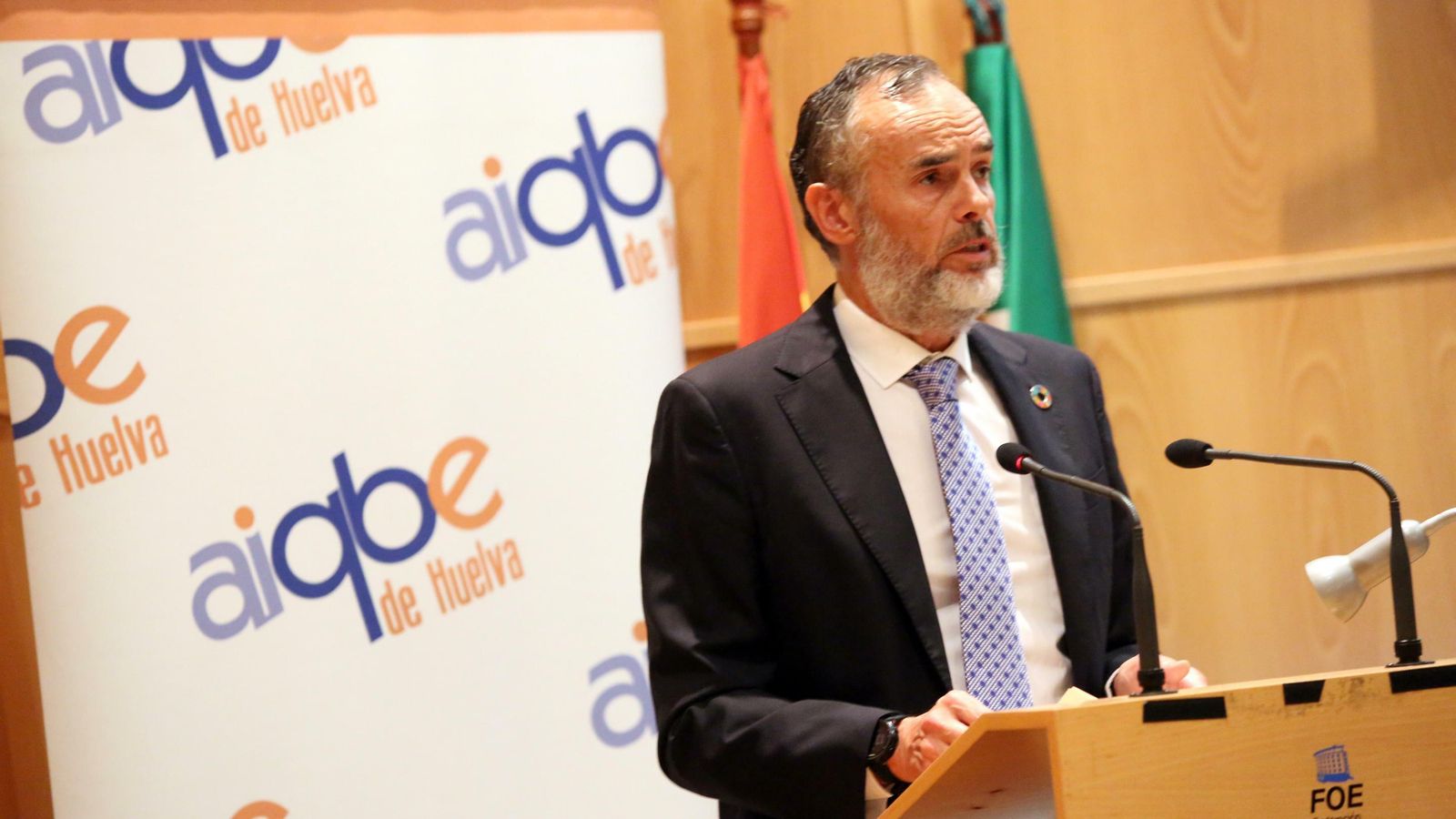 Carlos Ortiz durante la presentación de los resultados.