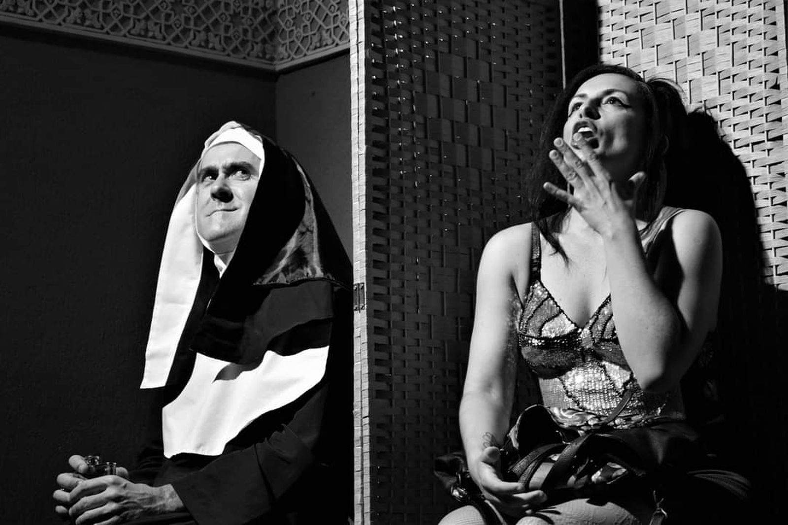 Fernando Labordeta y Dita Ruiz en una escena de esta obra.