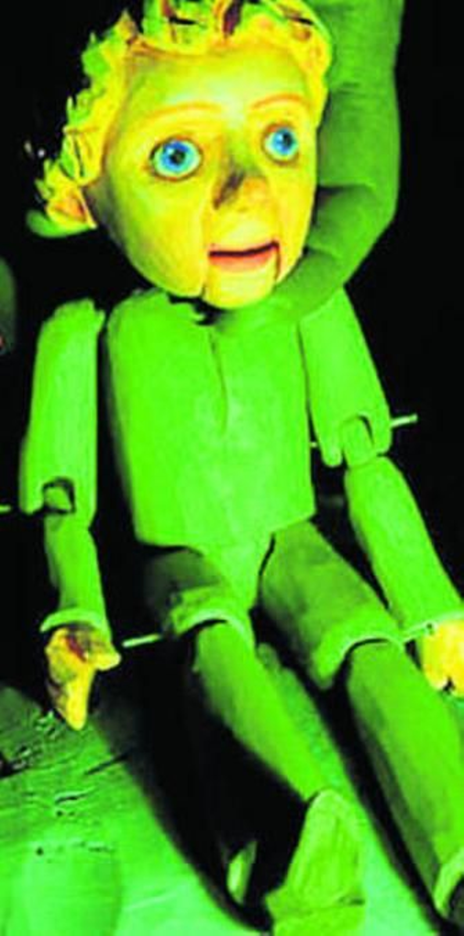 Una obra de marionetas.