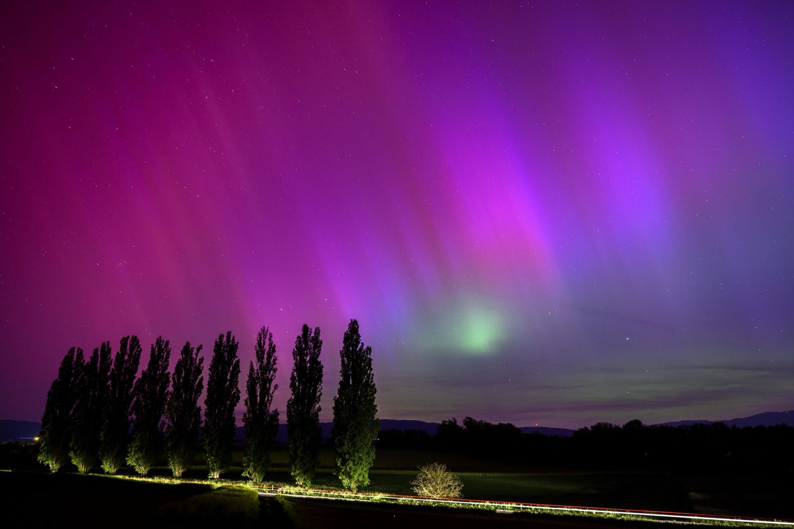 La aurora boreal vista desde España y Europa