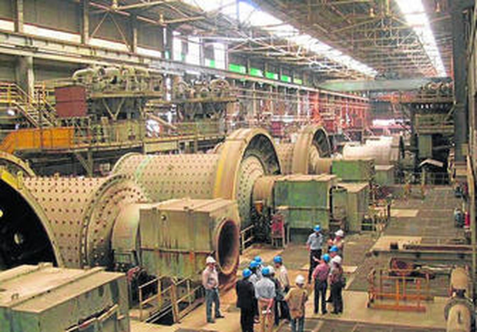 Las instalaciones mineras de Emed Tartessus en Huelva.