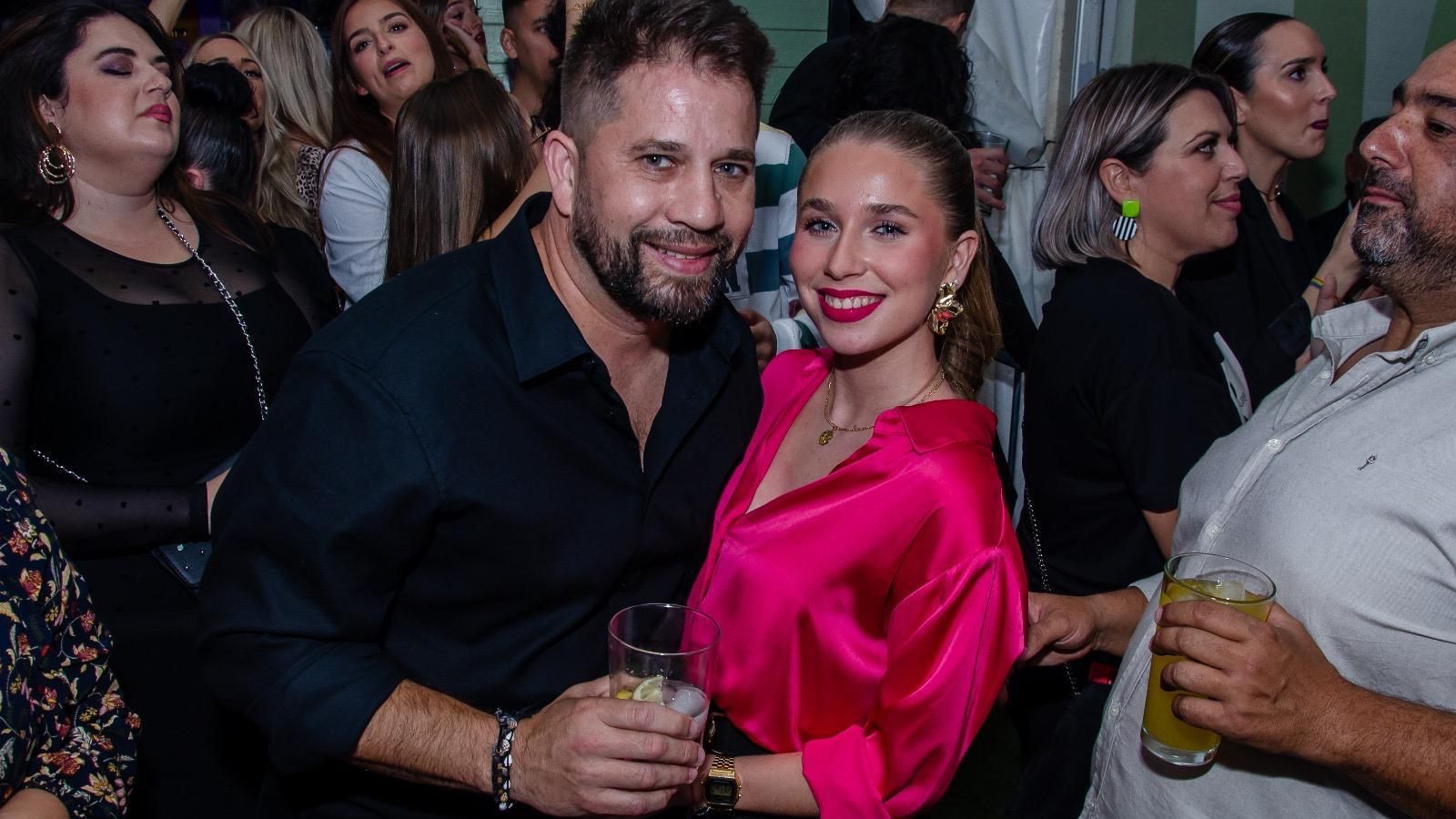 Willy, junto a su hija, en la edición del pasado año.