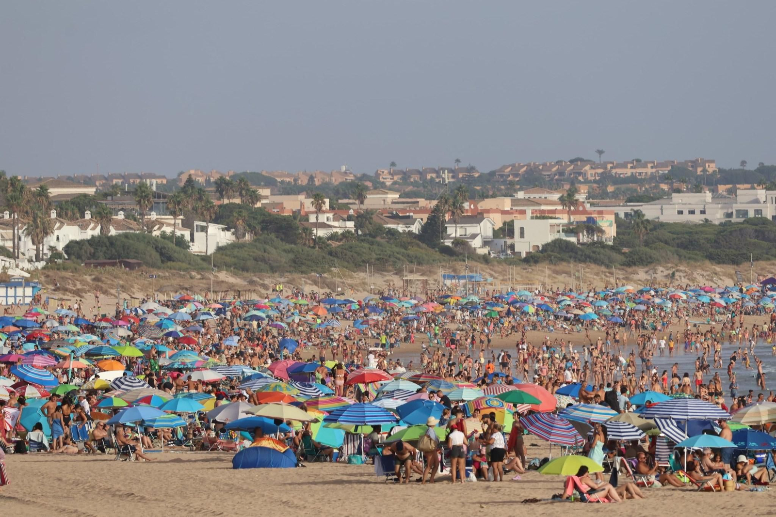 Una imagen de la playa estos días.
