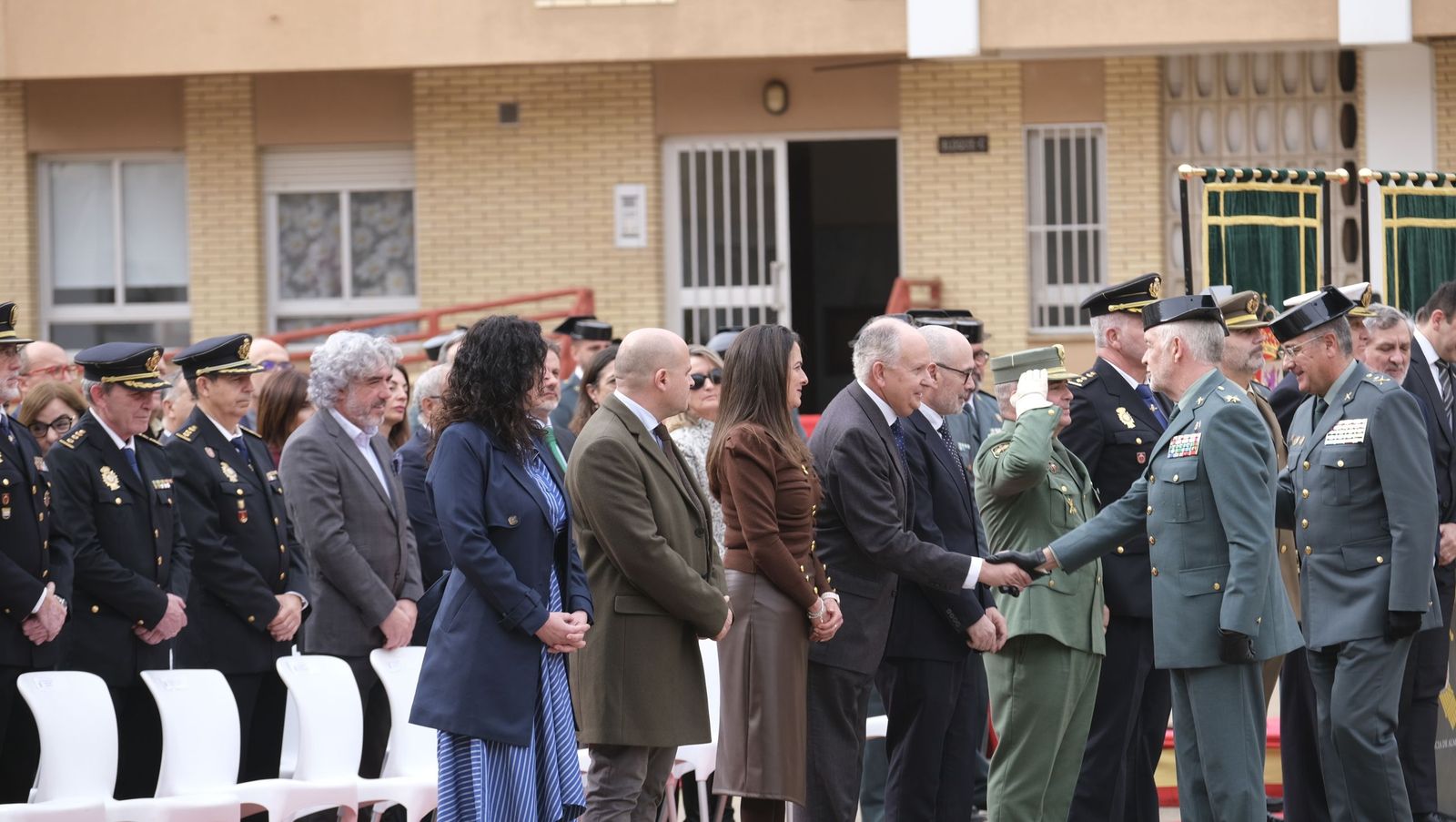 Las imágenes de la toma de posesión del nuevo coronel jefe de la Guardia Civil de Almería
