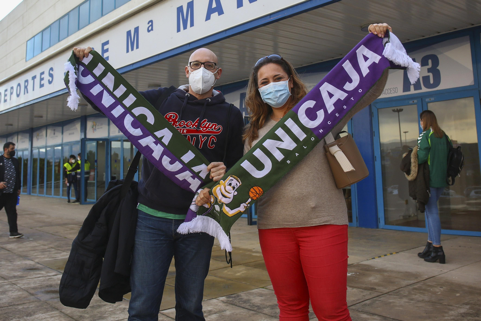 Las fotos del Unicaja-Mónaco, con el regreso del público al Carpena