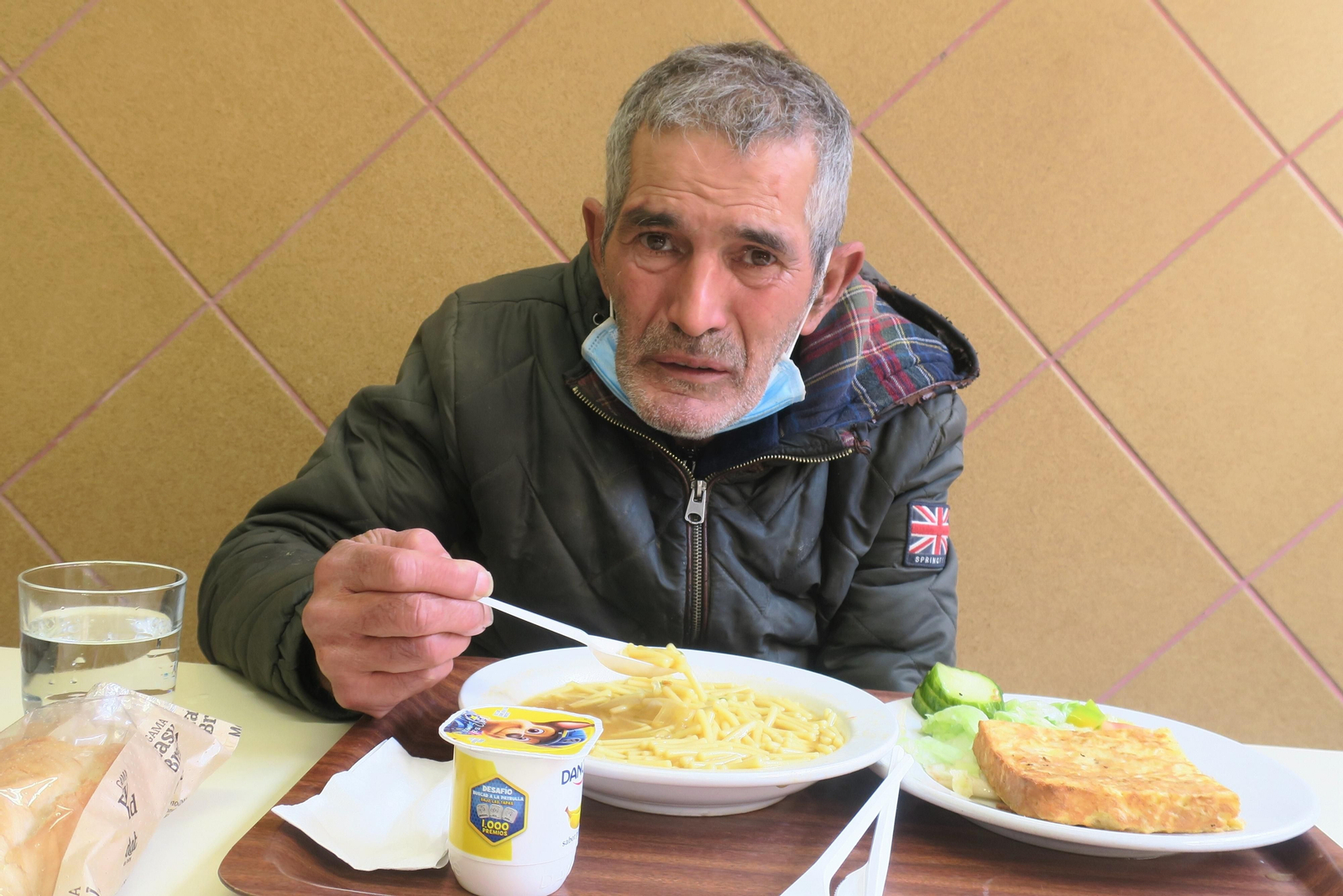 Usuario del Comedor Social de San Juan De Dios