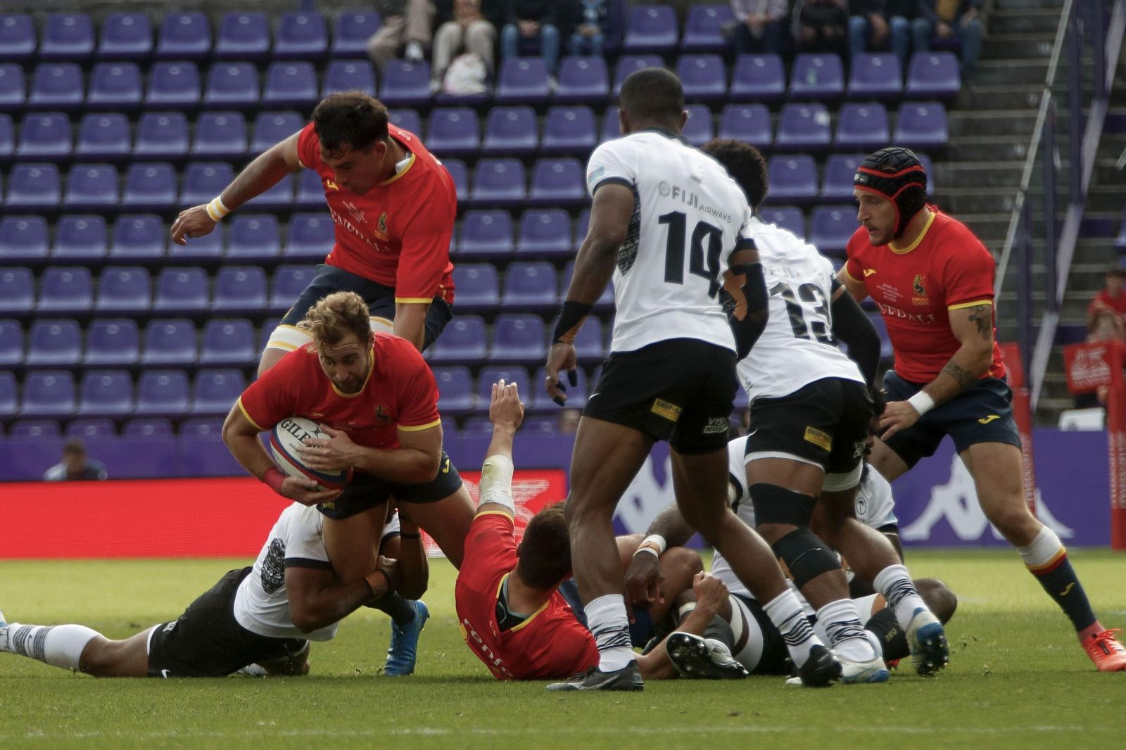 Rugby: Alberto Carmona participa en la esperanzadora derrota de España ante Fiji