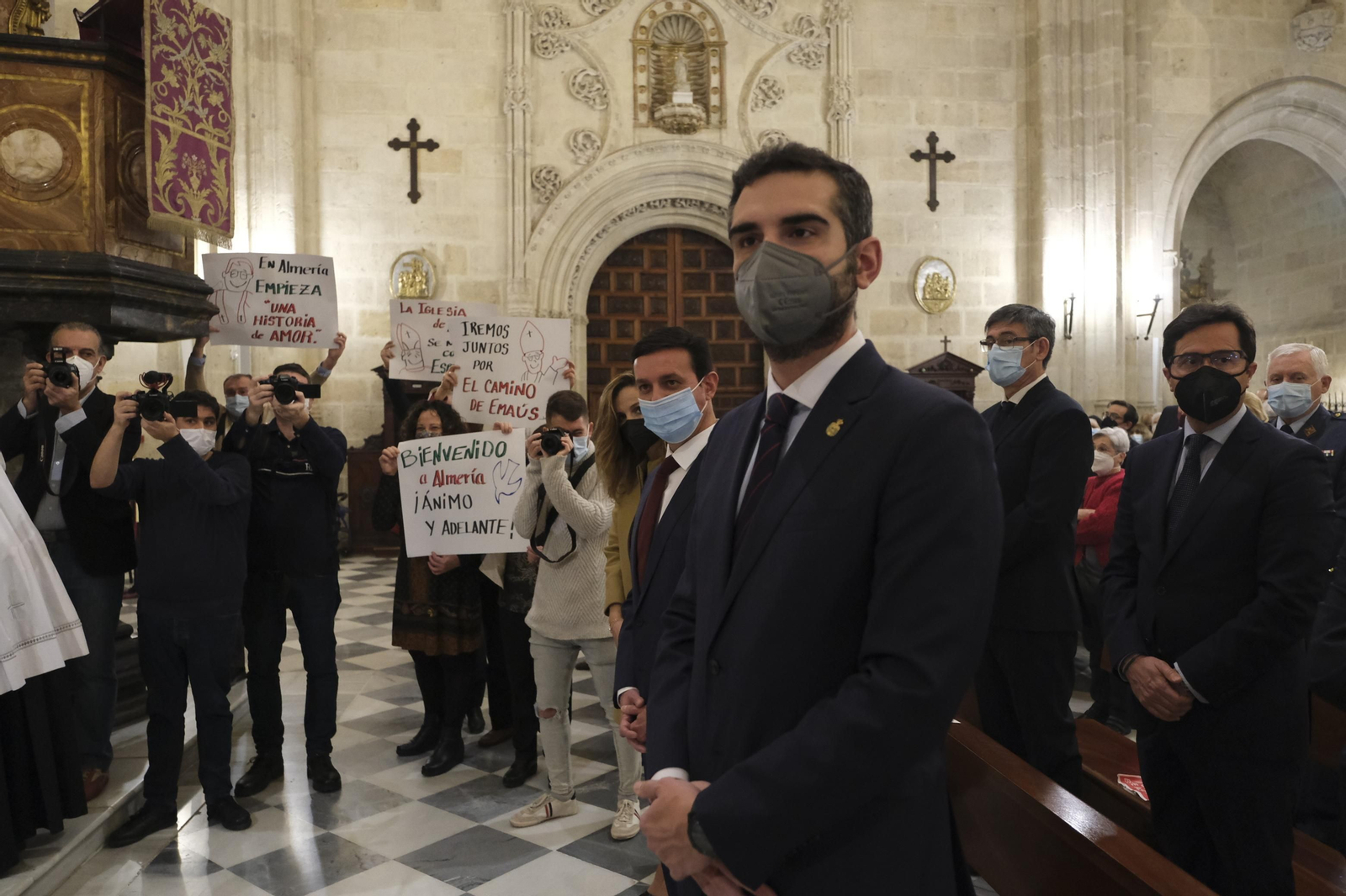 Fotogalería toma posesión nuevo Obispo Coadjutor de Almería, Antonio Gómez Cantero.