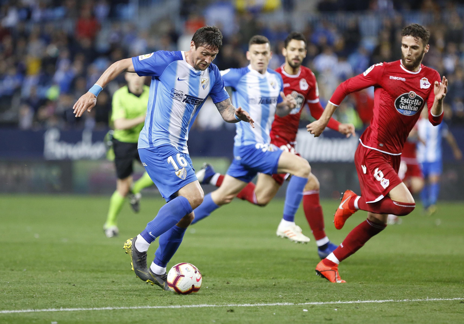 Las imágenes del Málaga - Deportivo