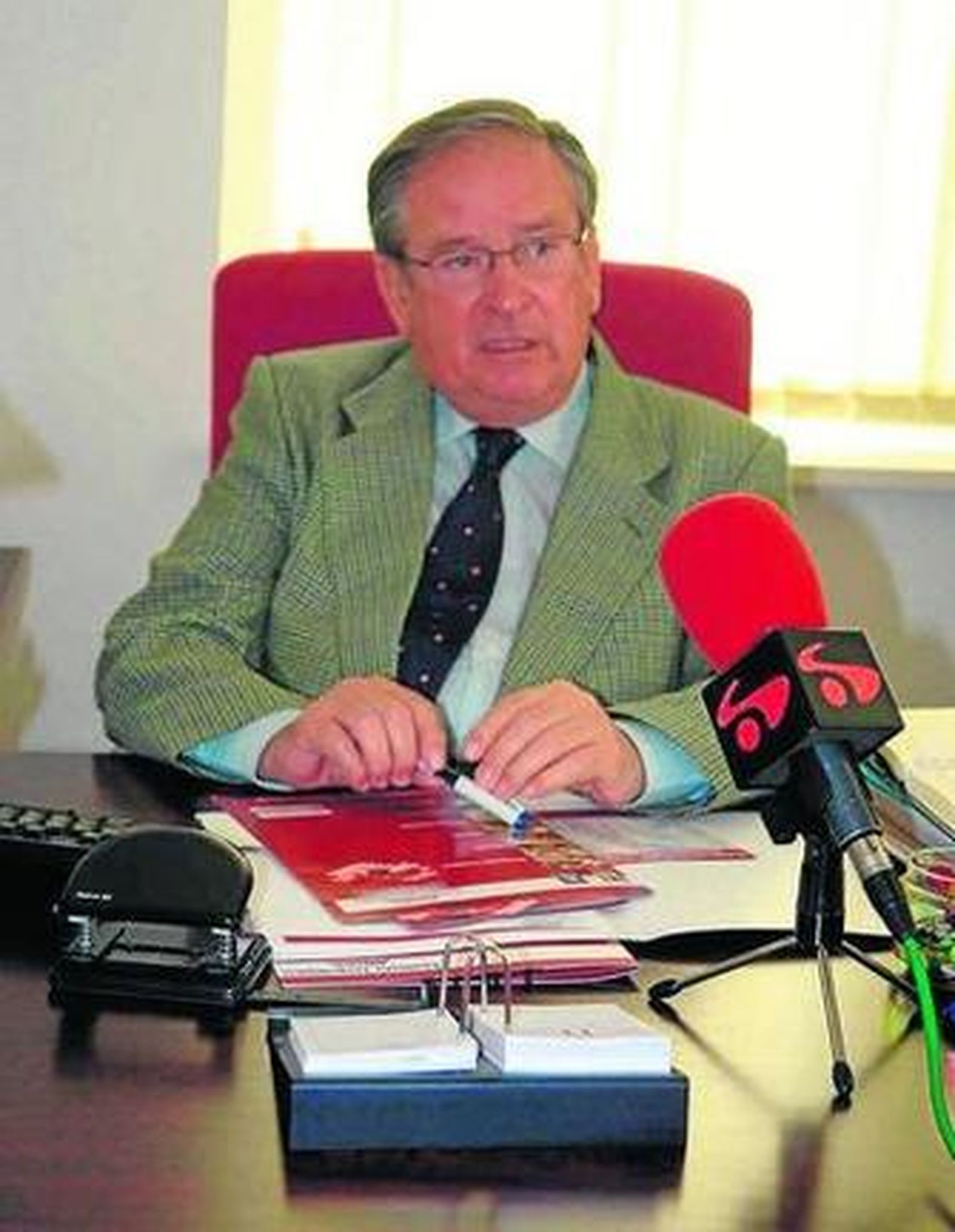 José Cabrera, ayer en su despacho del Ayuntamiento.