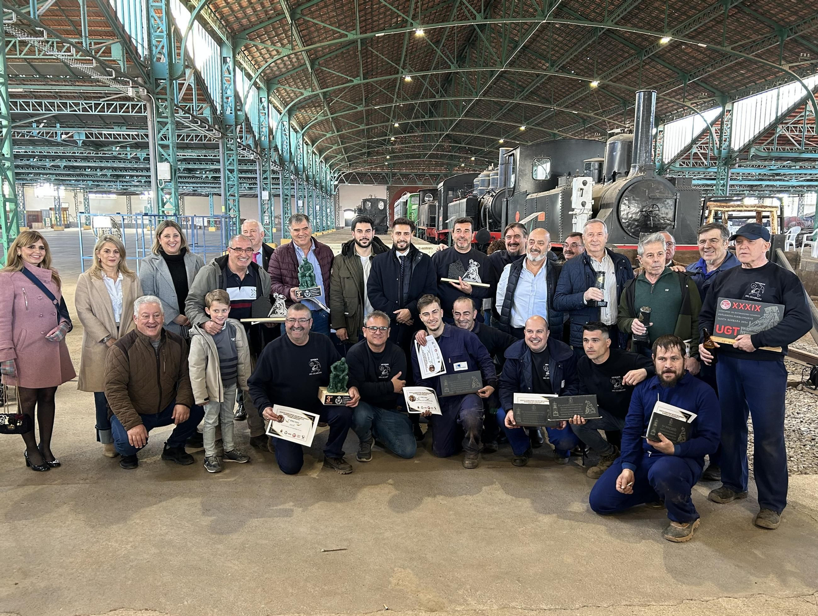 El concurso de entibadores mineros de Peñarroya-Pueblonuevo, en imágenes