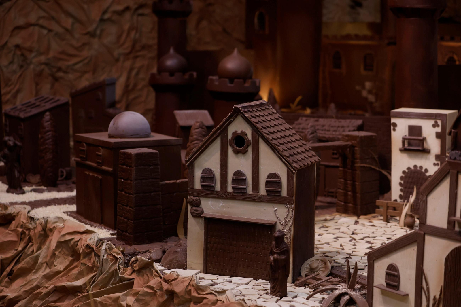 El belén de chocolate de Rute, al detalle en estas fotos