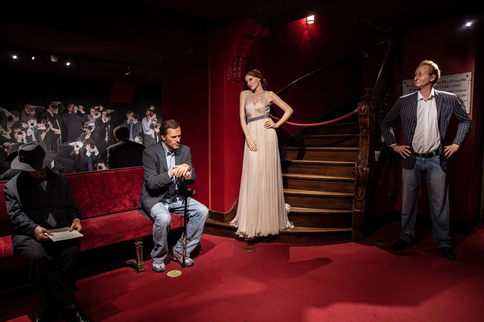 Hugh Laurie, de 'House', y Laetitia Casta