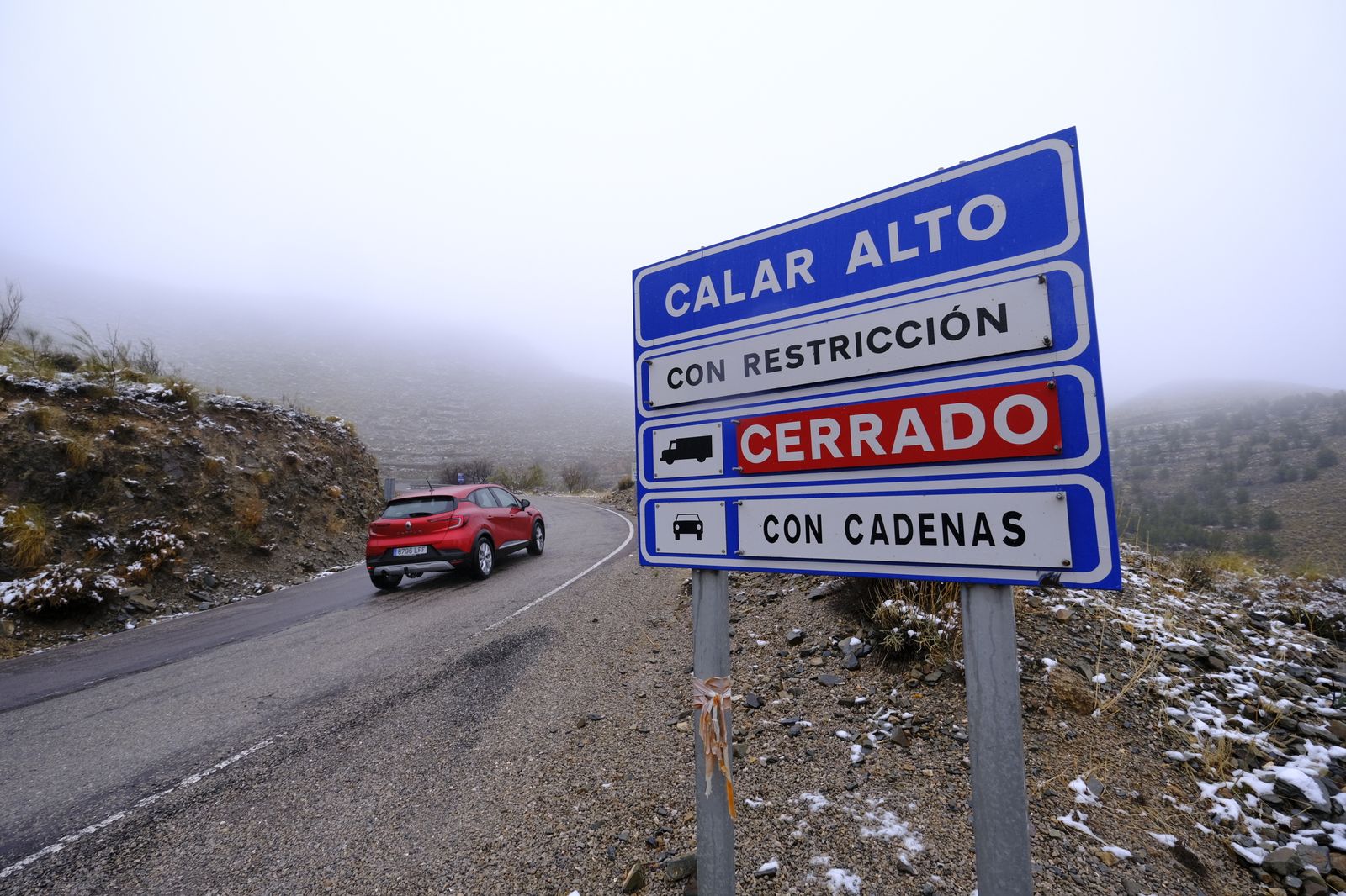 Fotogalería nevada en la Provincia de Almería