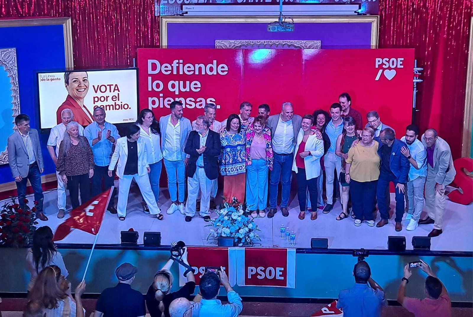 La presentación de la candidatura de Gemma Araujo.