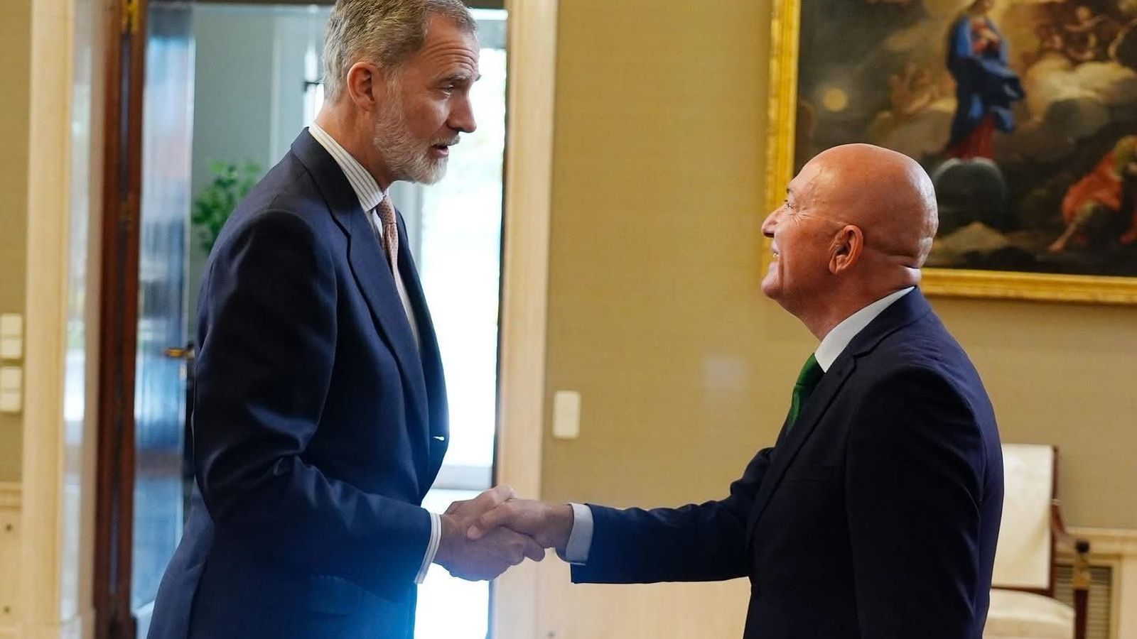 La recepción del Rey Felipe VI al Unicaja, en fotos