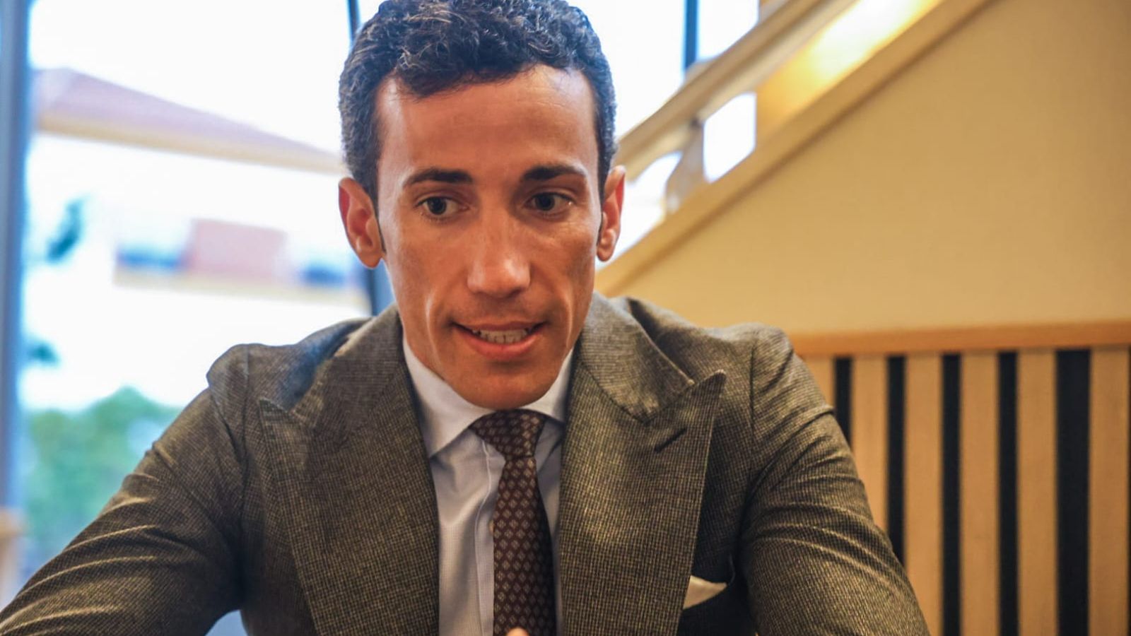 David de Miranda durante la entrevista concedida a HUELVA INFORMACIÓN