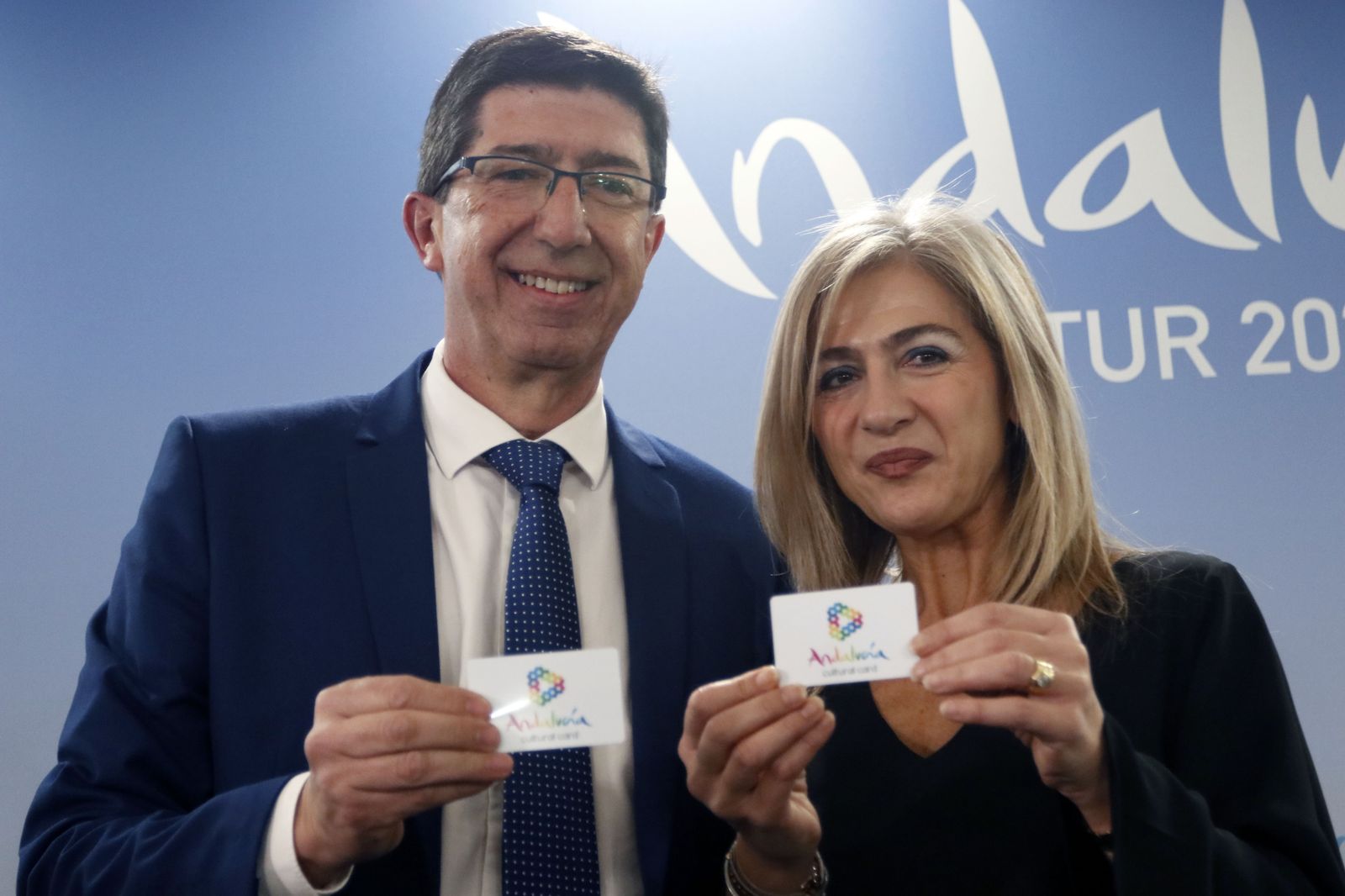 El vicepresidente de la Junta, Juan Marín, y la consejera de Cultura y Patrimonio Histórico, Patricia del Pozo.