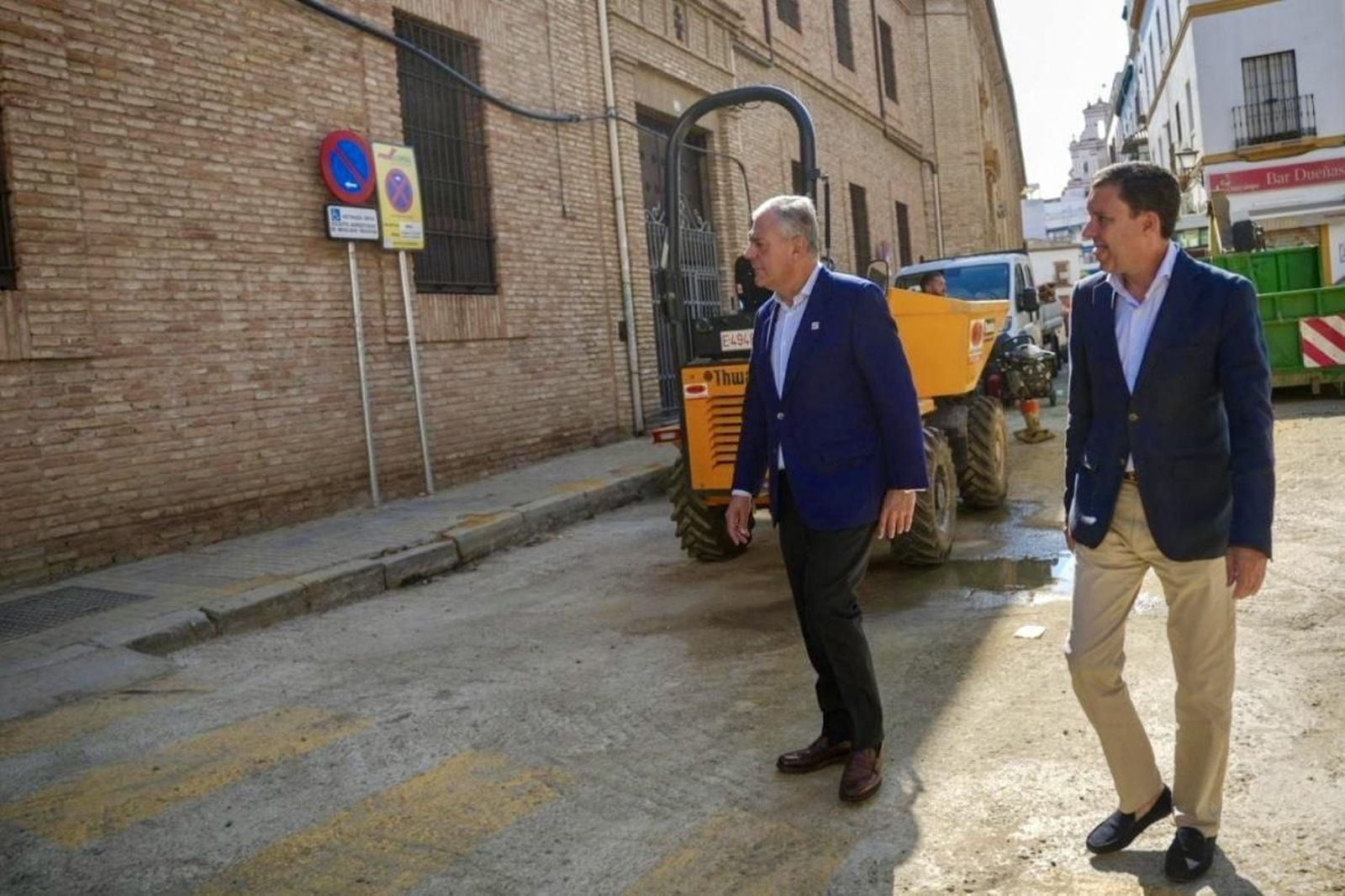 El alcalde y el delegado de Urbanismo, en una imagen de archivo.
