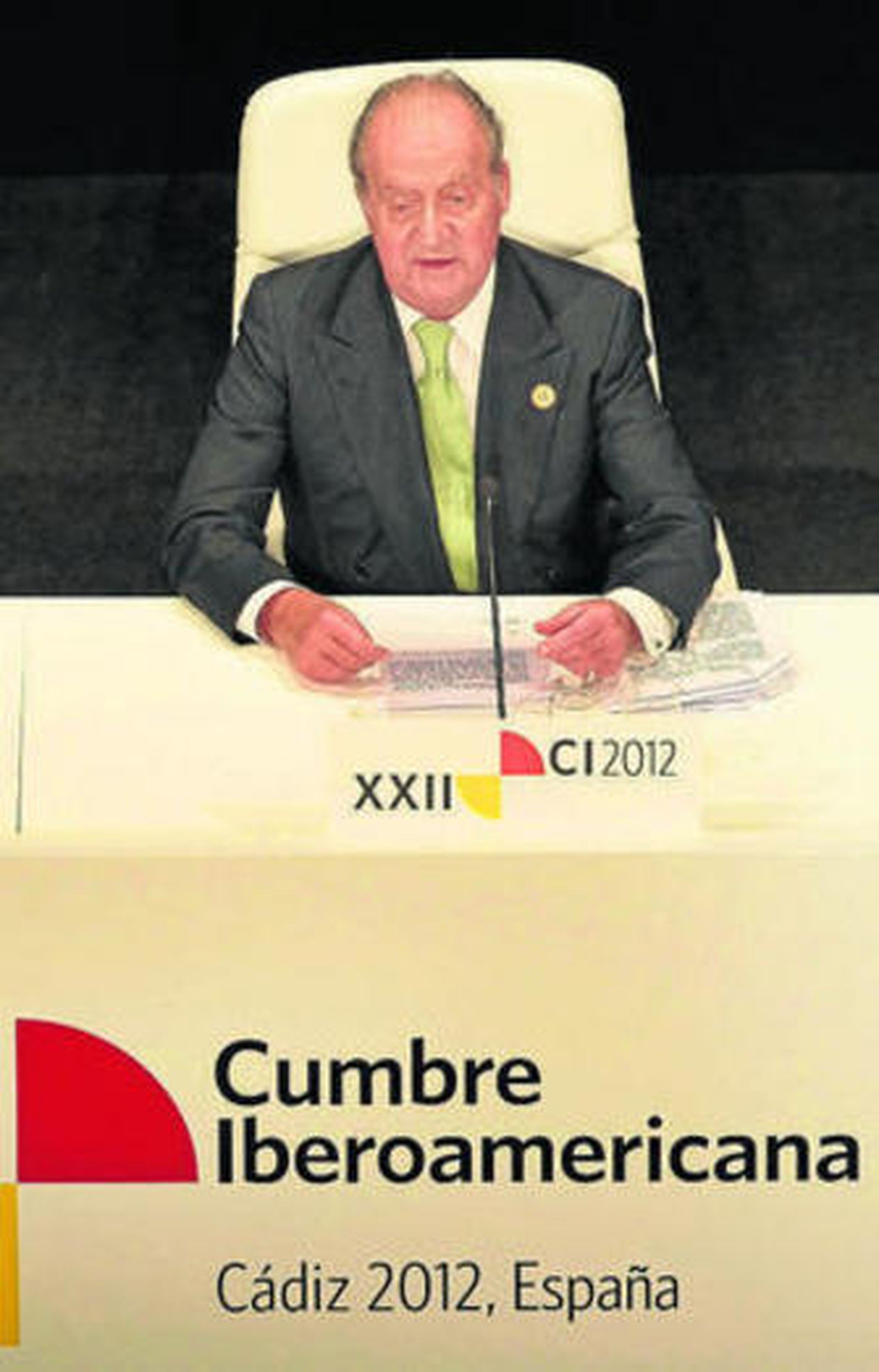 El Rey interviene en la inauguración de la Cumbre en Cádiz.