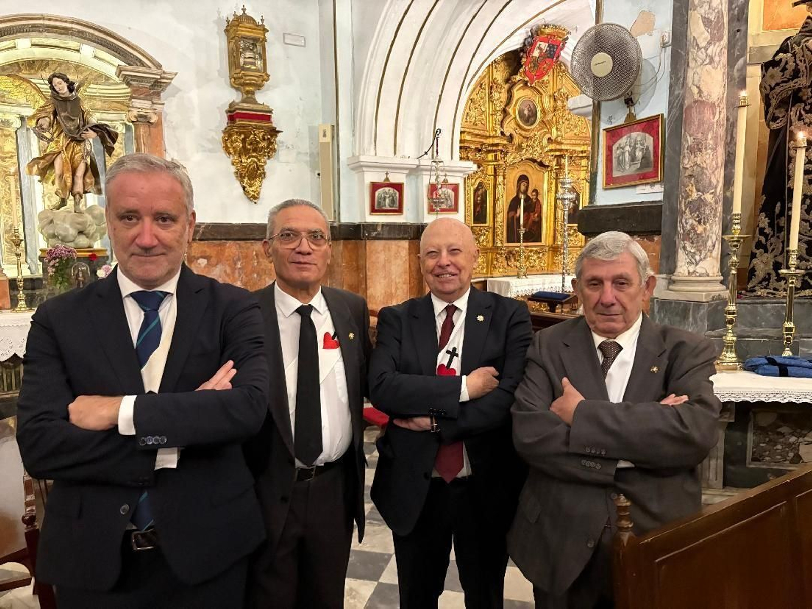 Carlos Alarcón, Manuel Romero, Jaime Rocha y Emilio Paz.