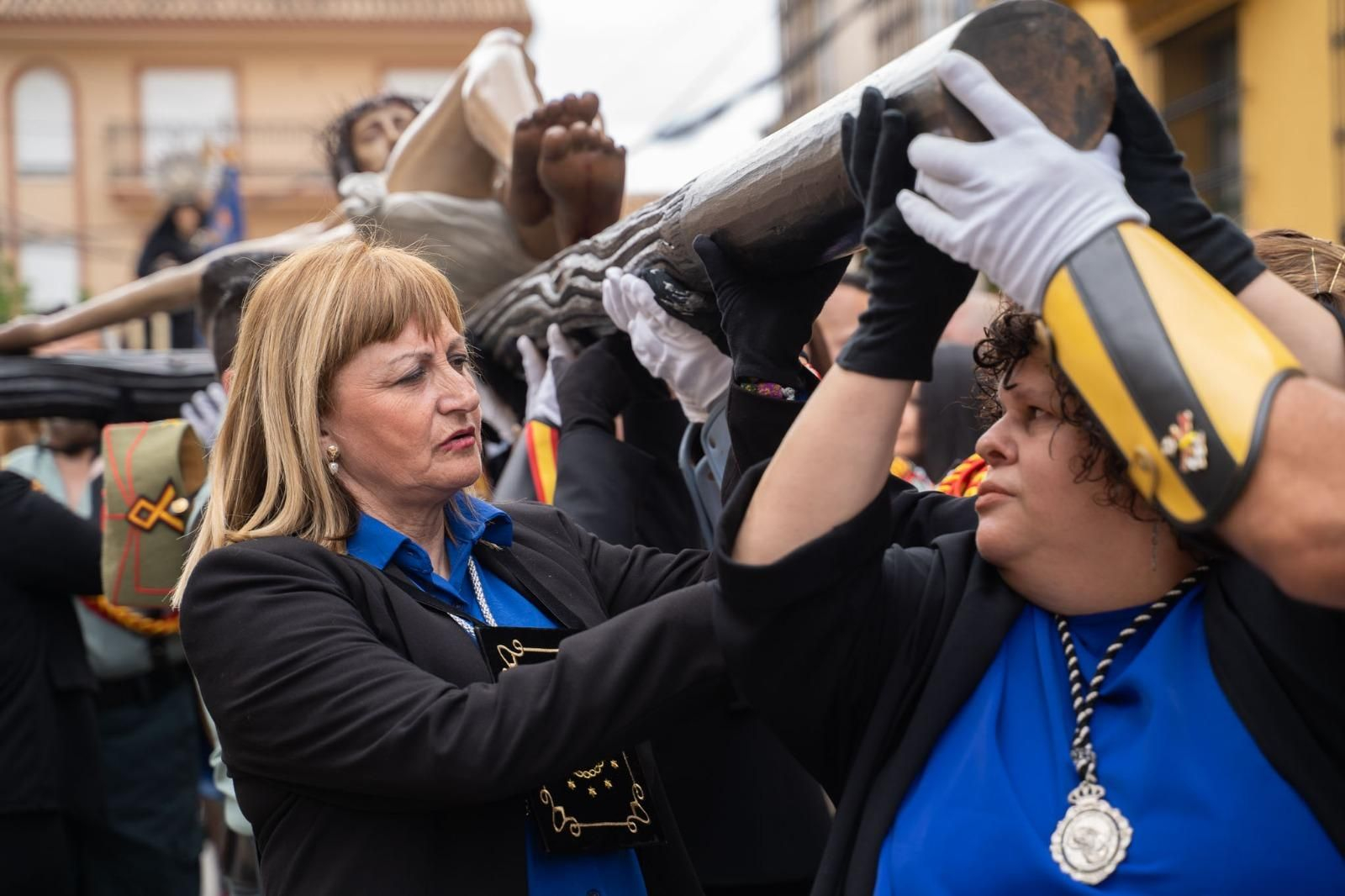El Nazareno el Jueves Santo en Benalmádena Pueblo, en imágenes