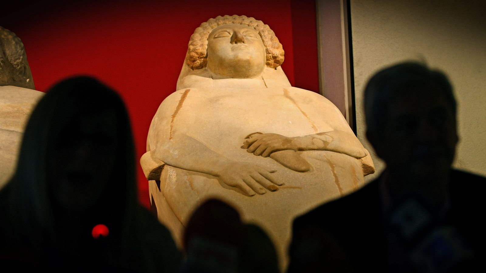 Una de las joyas del Museo, sus sarcófagos.