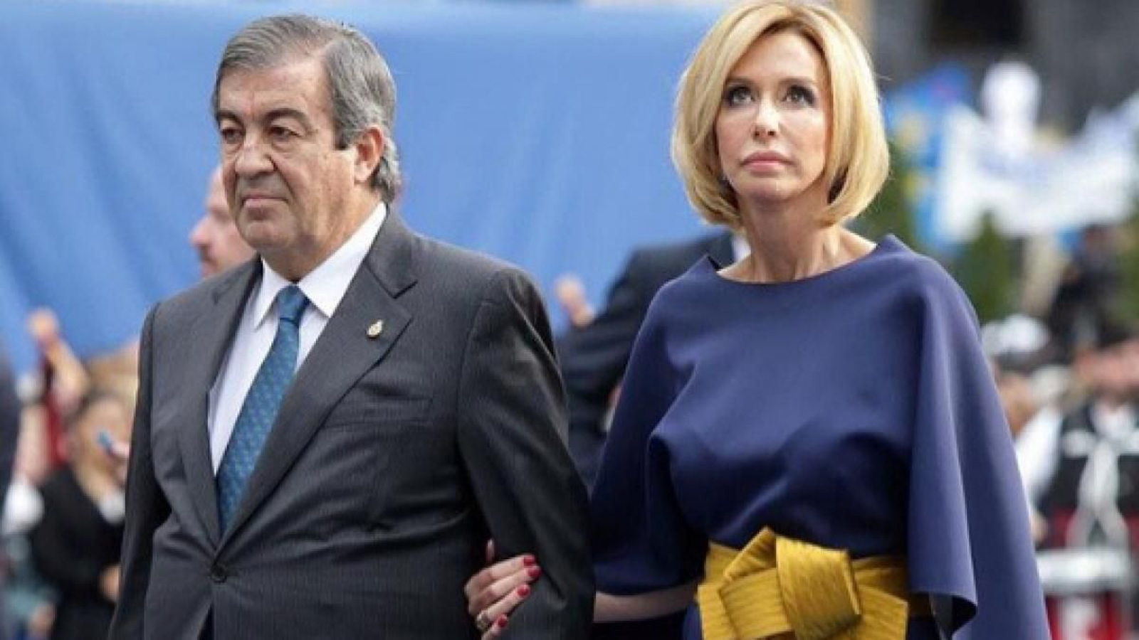 Álvarez Cascos y María Porto, en una de sus últimas apariciones públicas juntos.