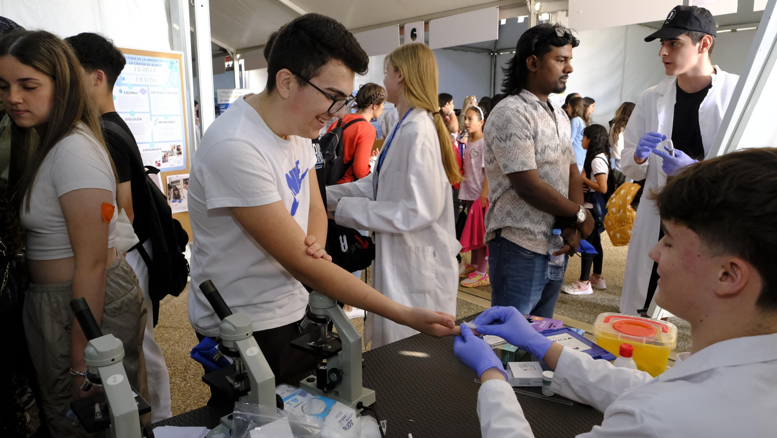 Imágenes de la Feria de la Innovación y la Ciencia en la Universidad de Almería-UAL
