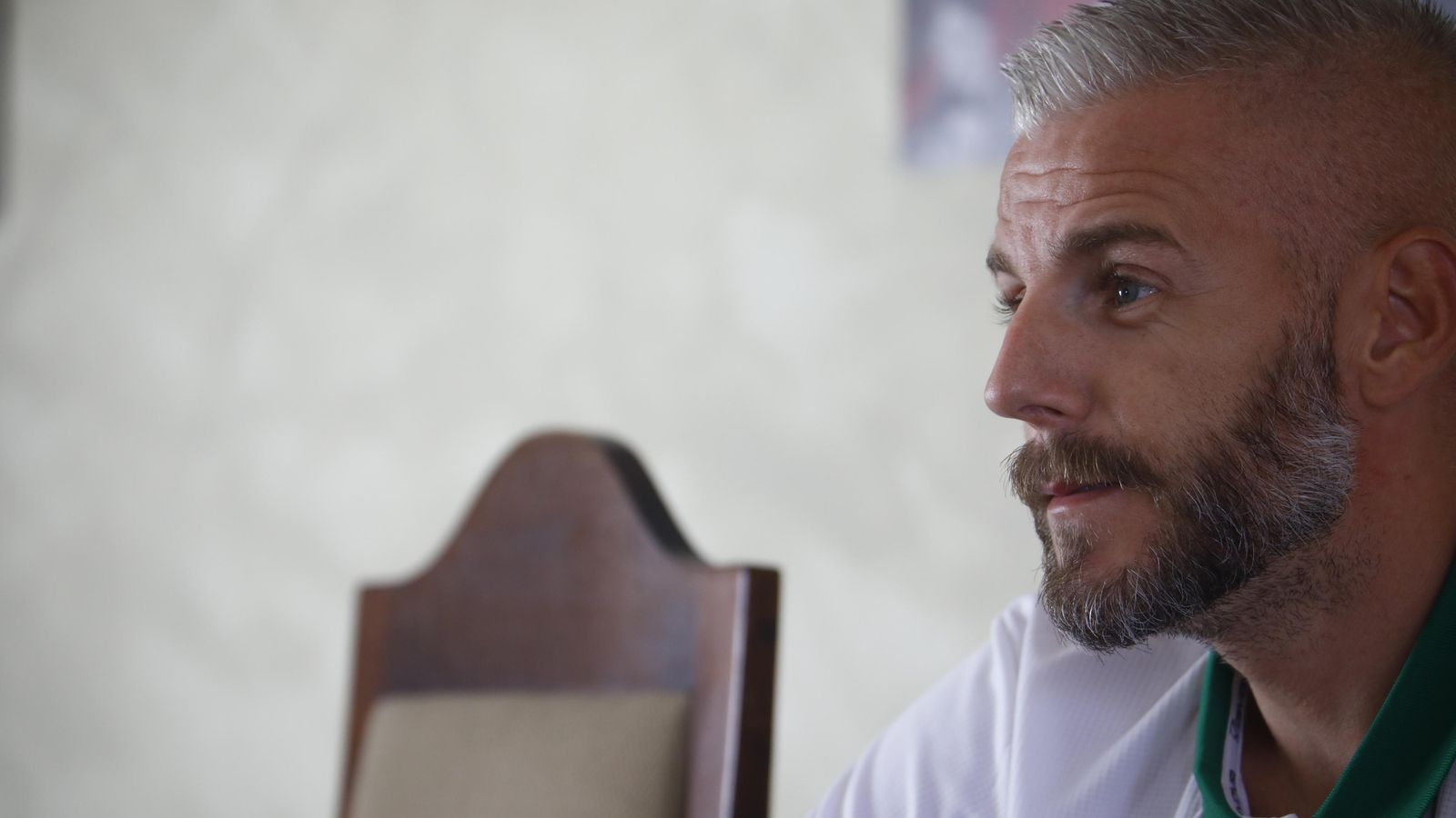 Miguelín, durante la entrevista a 'el Día'.