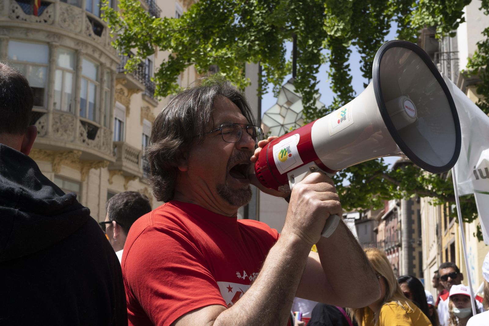 La manifestación por el Día Internacional del Trabajo de Granada, en imágenes