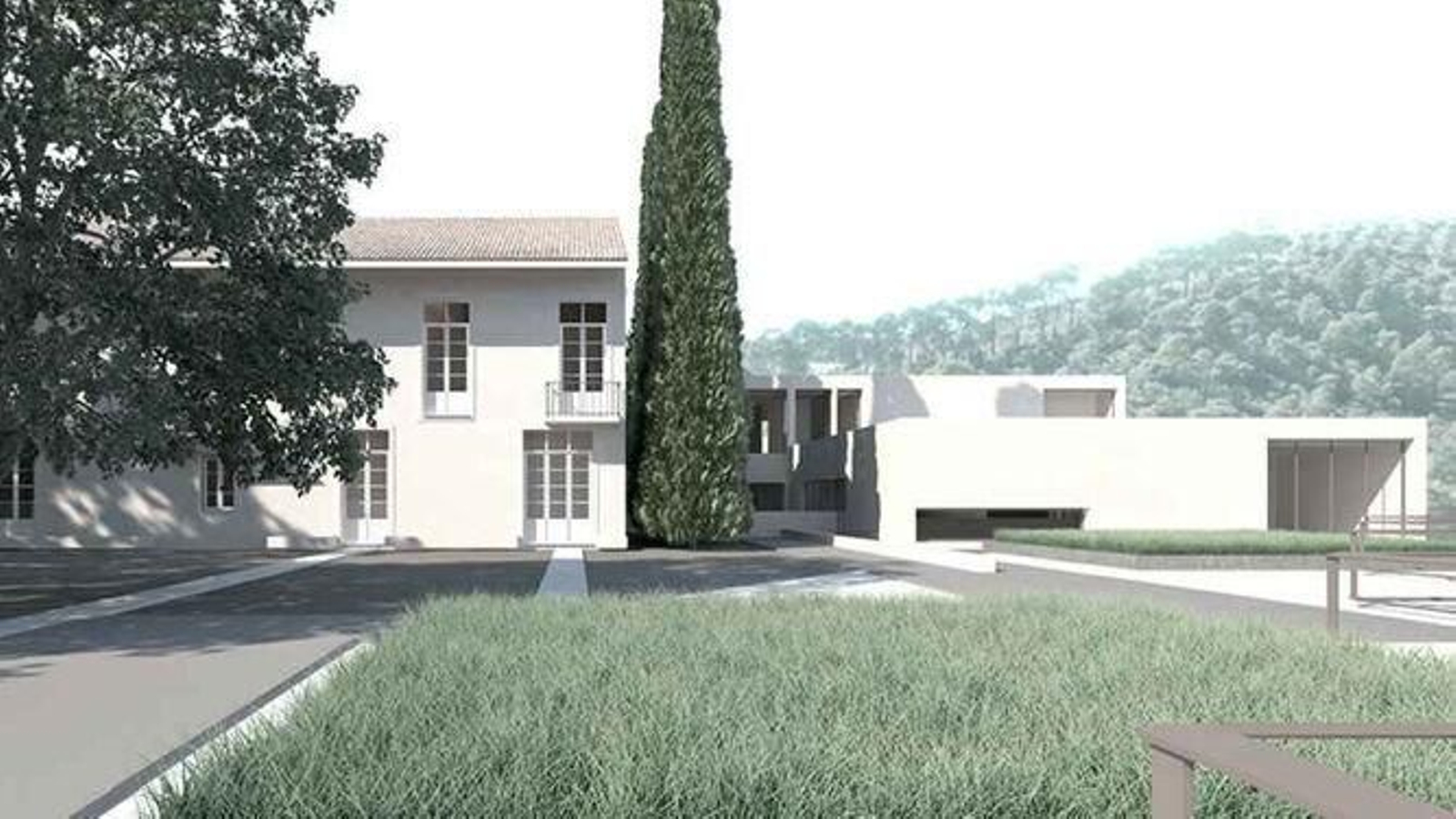 Infografía de la ampliación del hotel