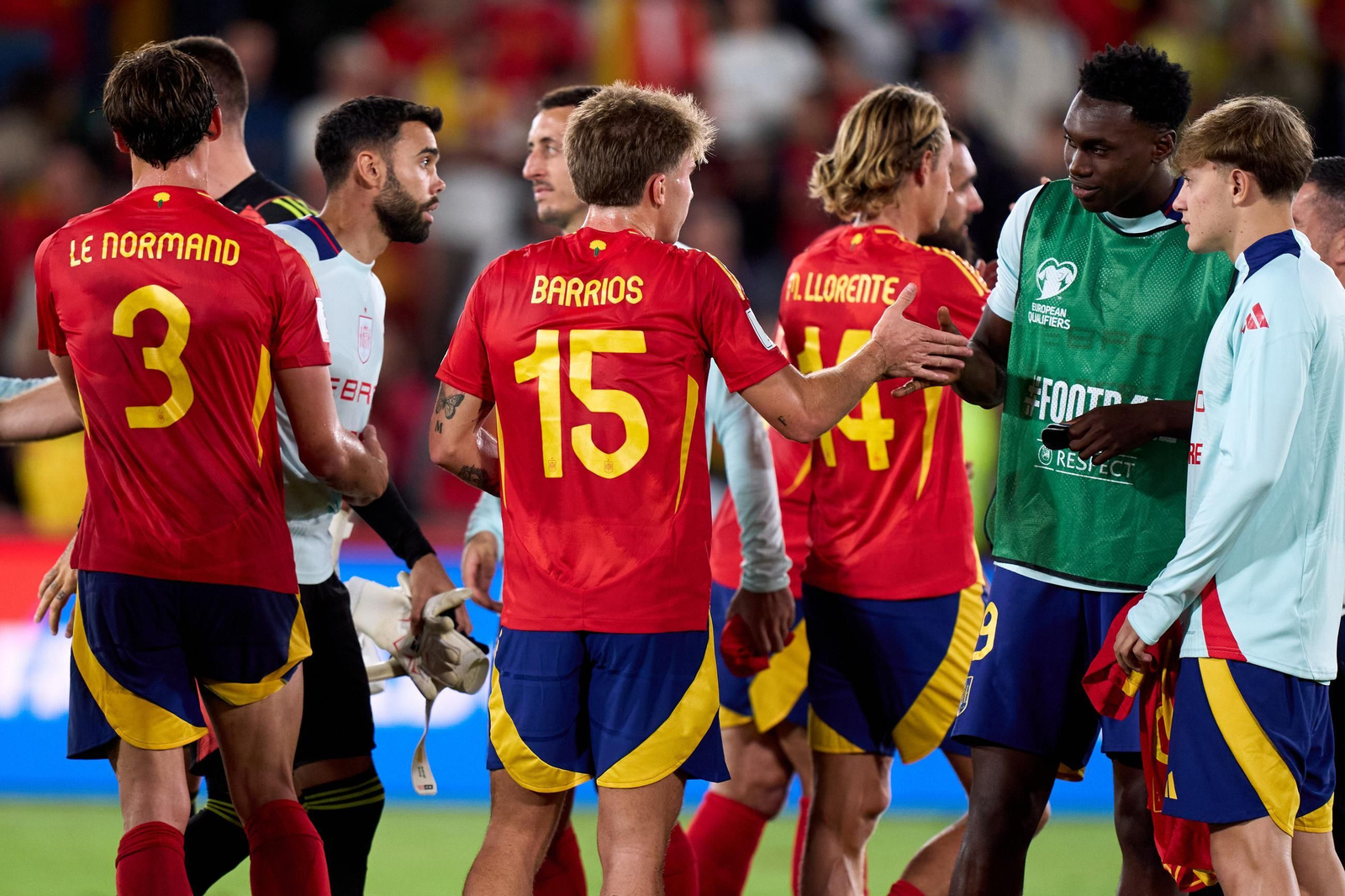 Las mejores fotos del España-Georgia