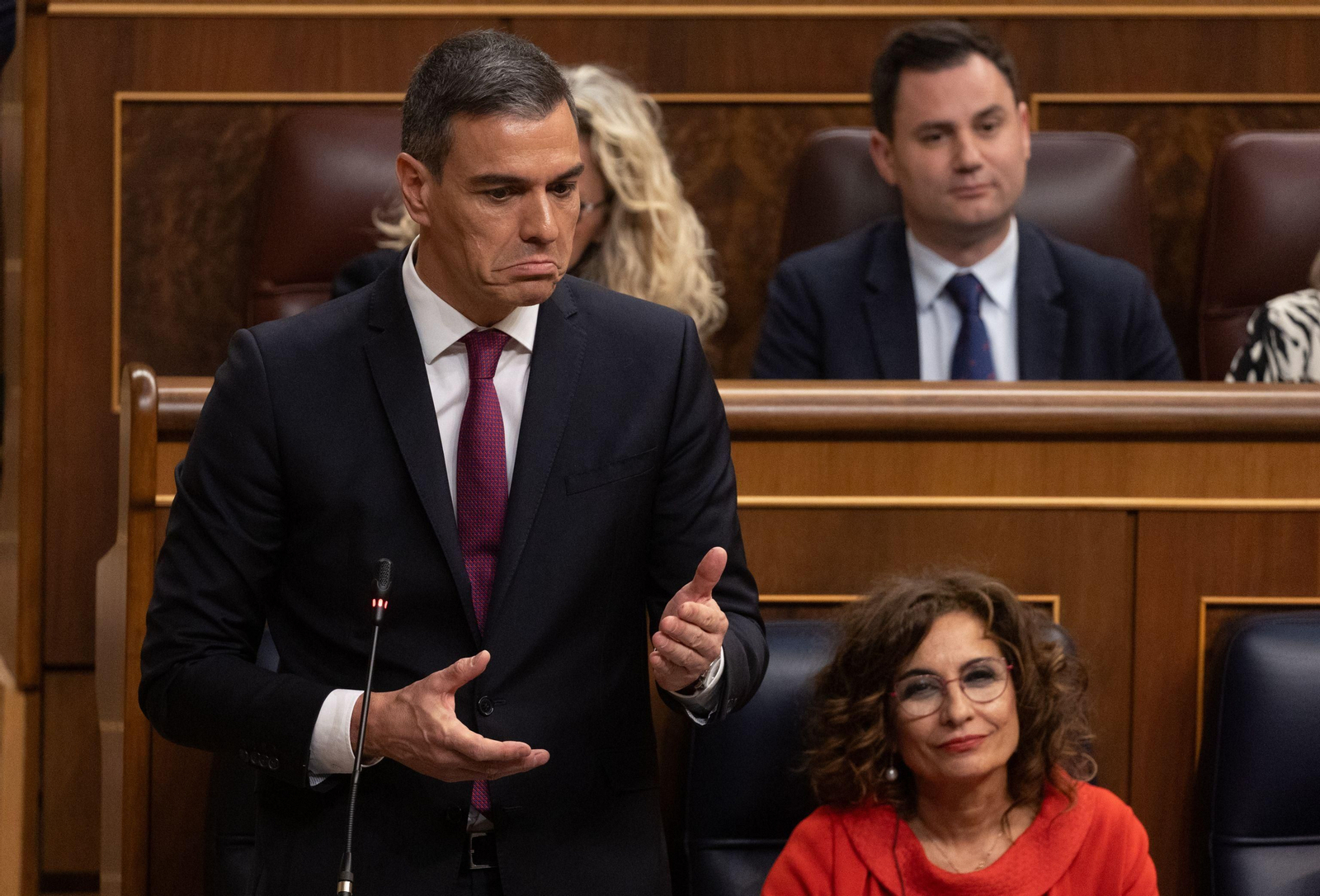 Pedro Sánchez, esta semana, en el Congreso de los Diputados.
