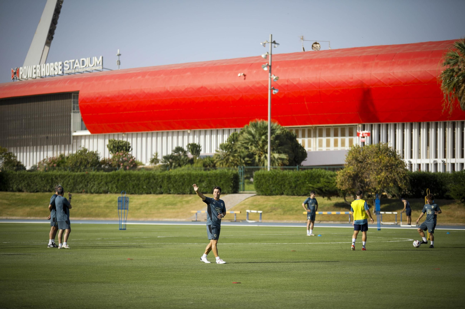 Primer entrenamiento pretemporada del Almería, en imágenes