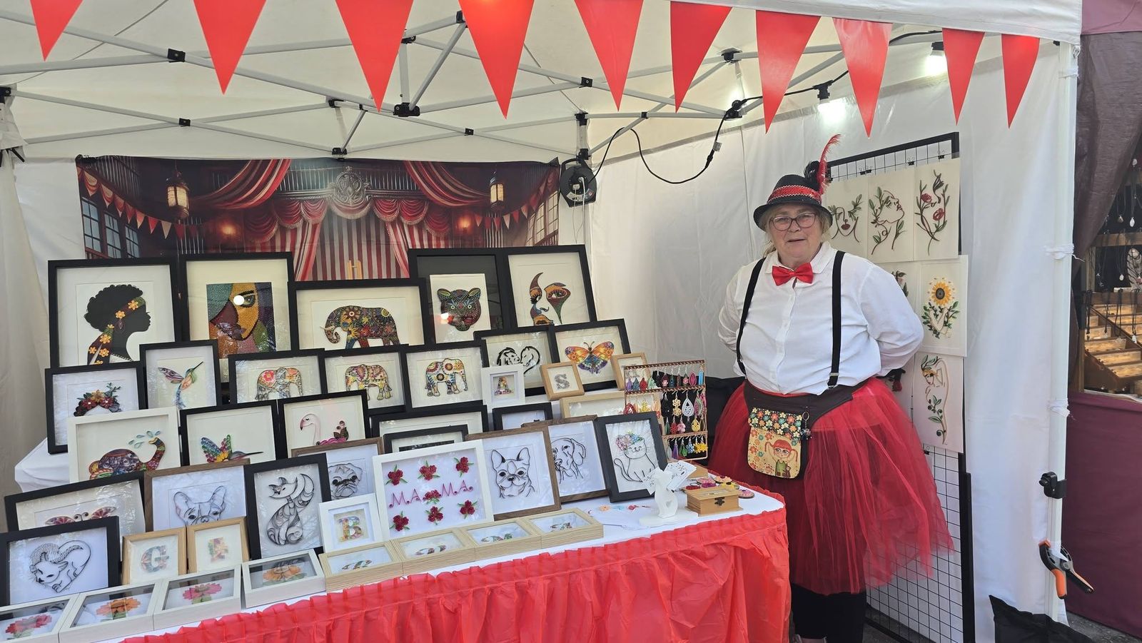 Inauguración del mercado circense carnavalesco de Barbate