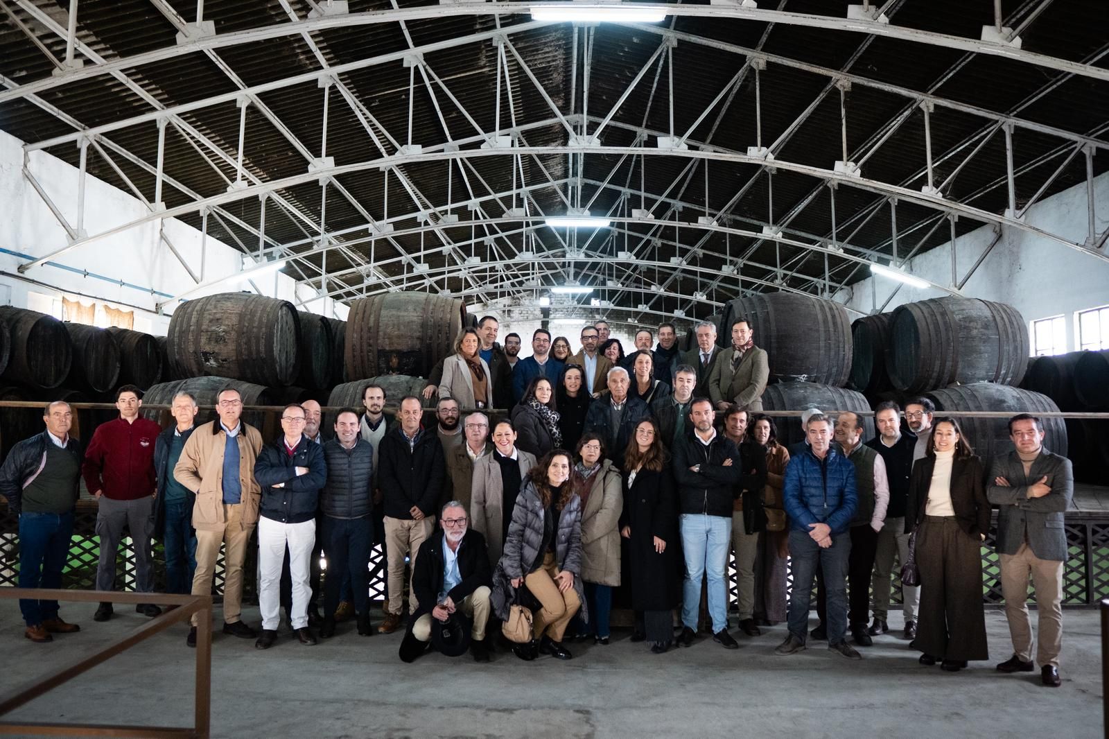 Félix Romero, en el acto en las Bodegas Jesús Nazareno de Baena.