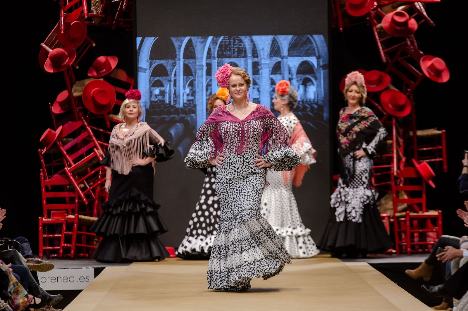Pasarela Flamenca Jerez 2019: Mujeres con Solera y El Arcón de Silvia, fotos del desfile