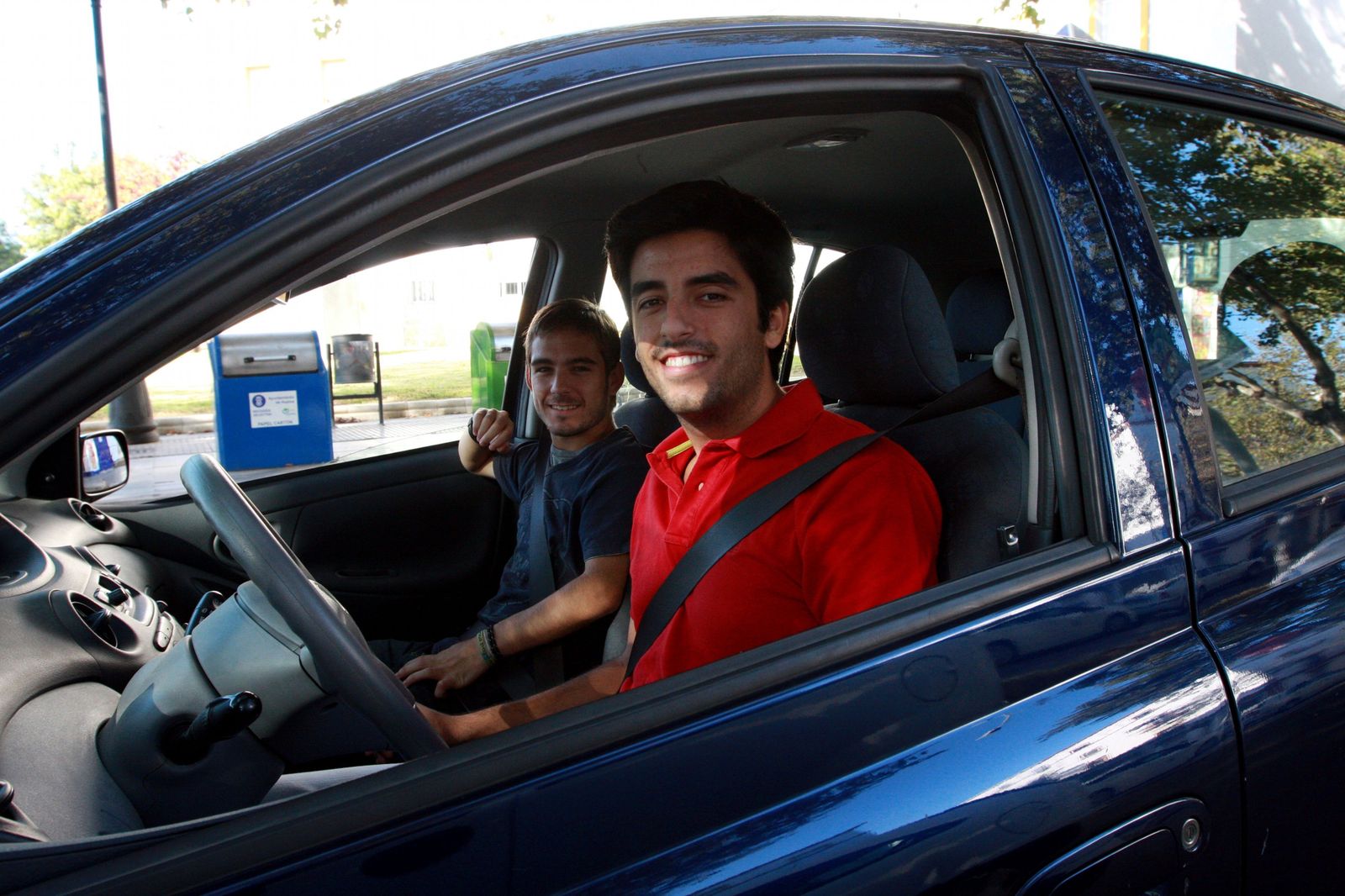 Dos usuarios de BlaBlaCar.
