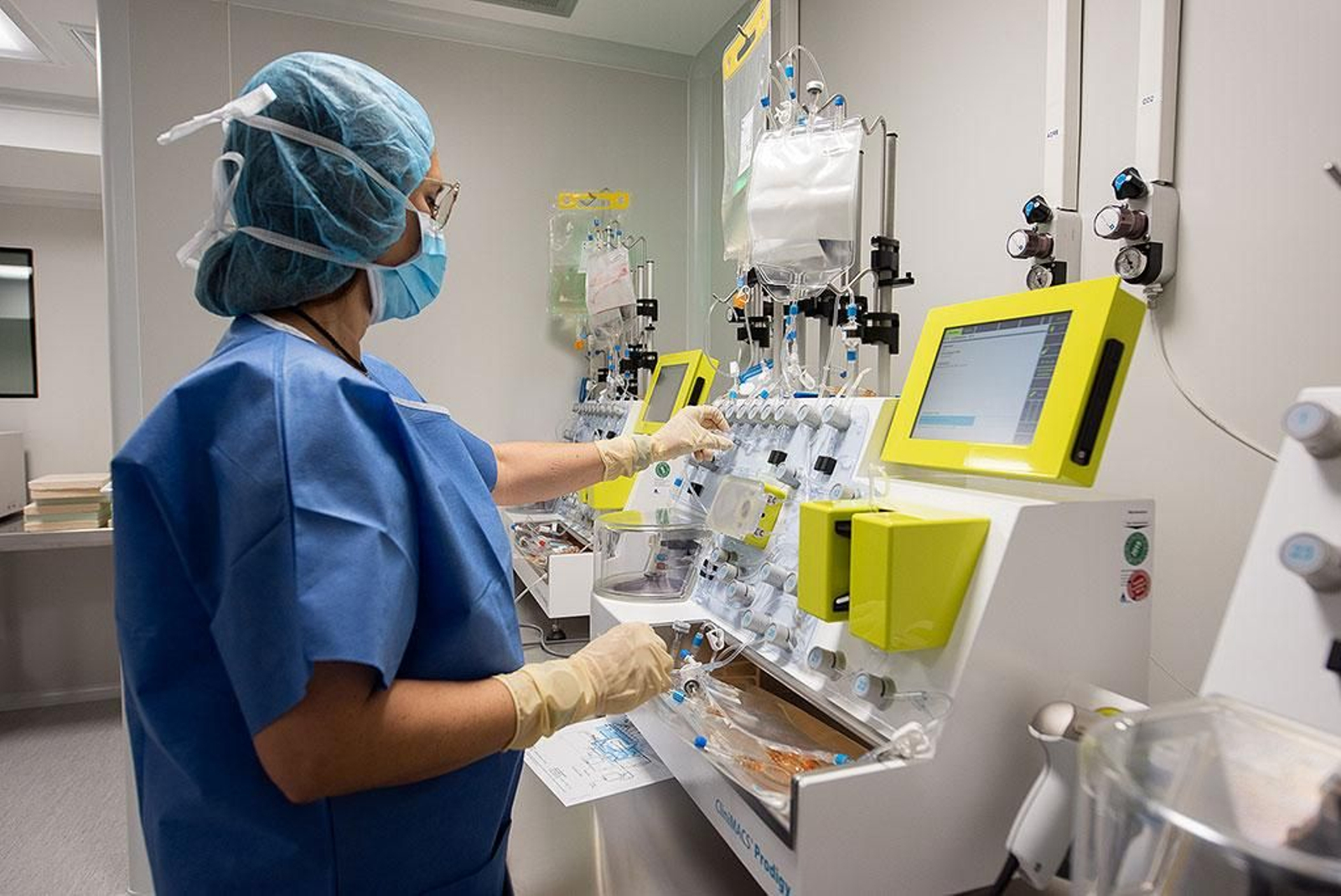 Instalaciones donde se desarrolló la CAR-T ARI-0001, del Hospital Clínic, para su utilización en pacientes adultos con leucemia linfoblástica.