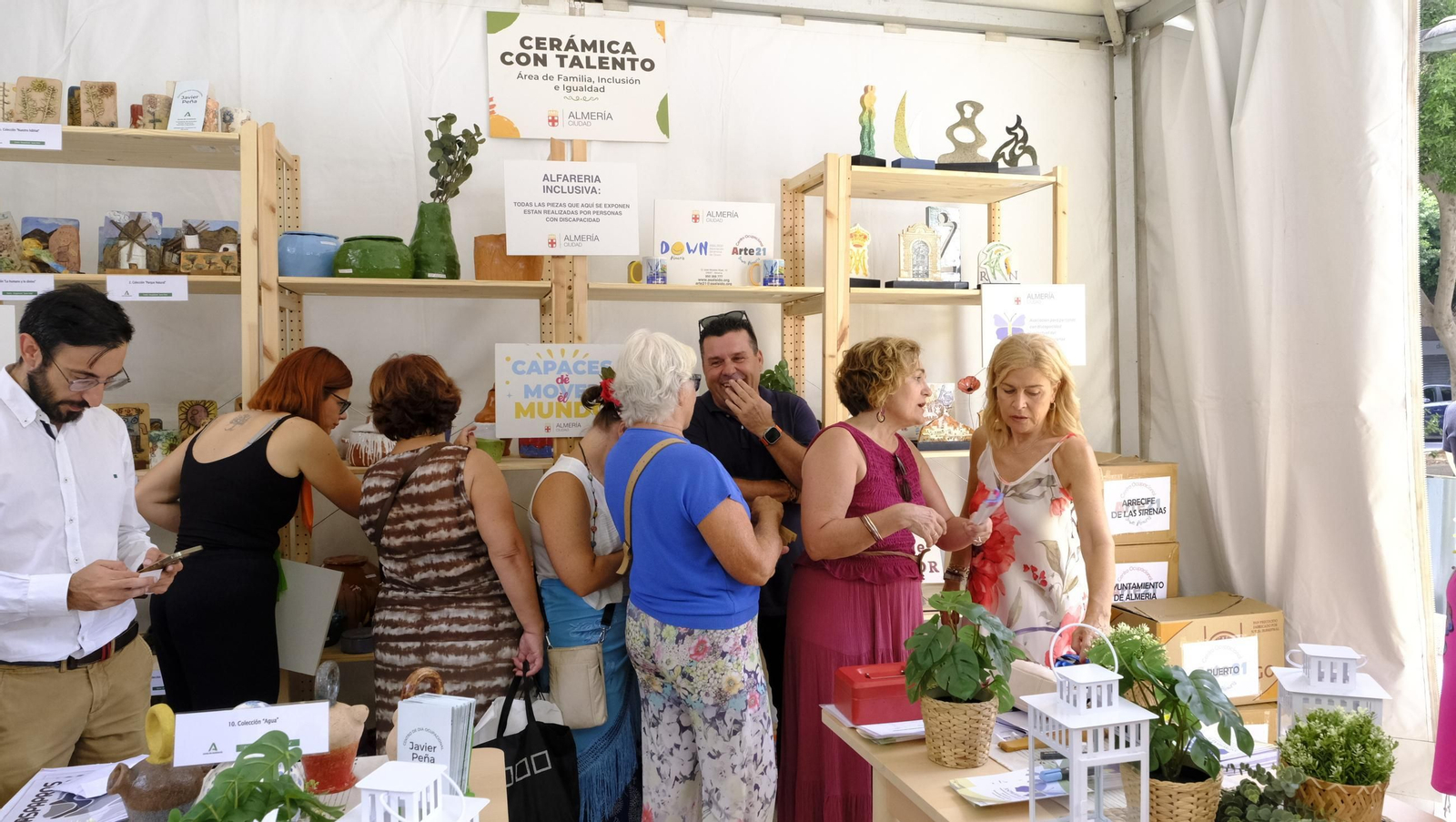 Las imágenes de la alfarería de la Feria de Almería 2025