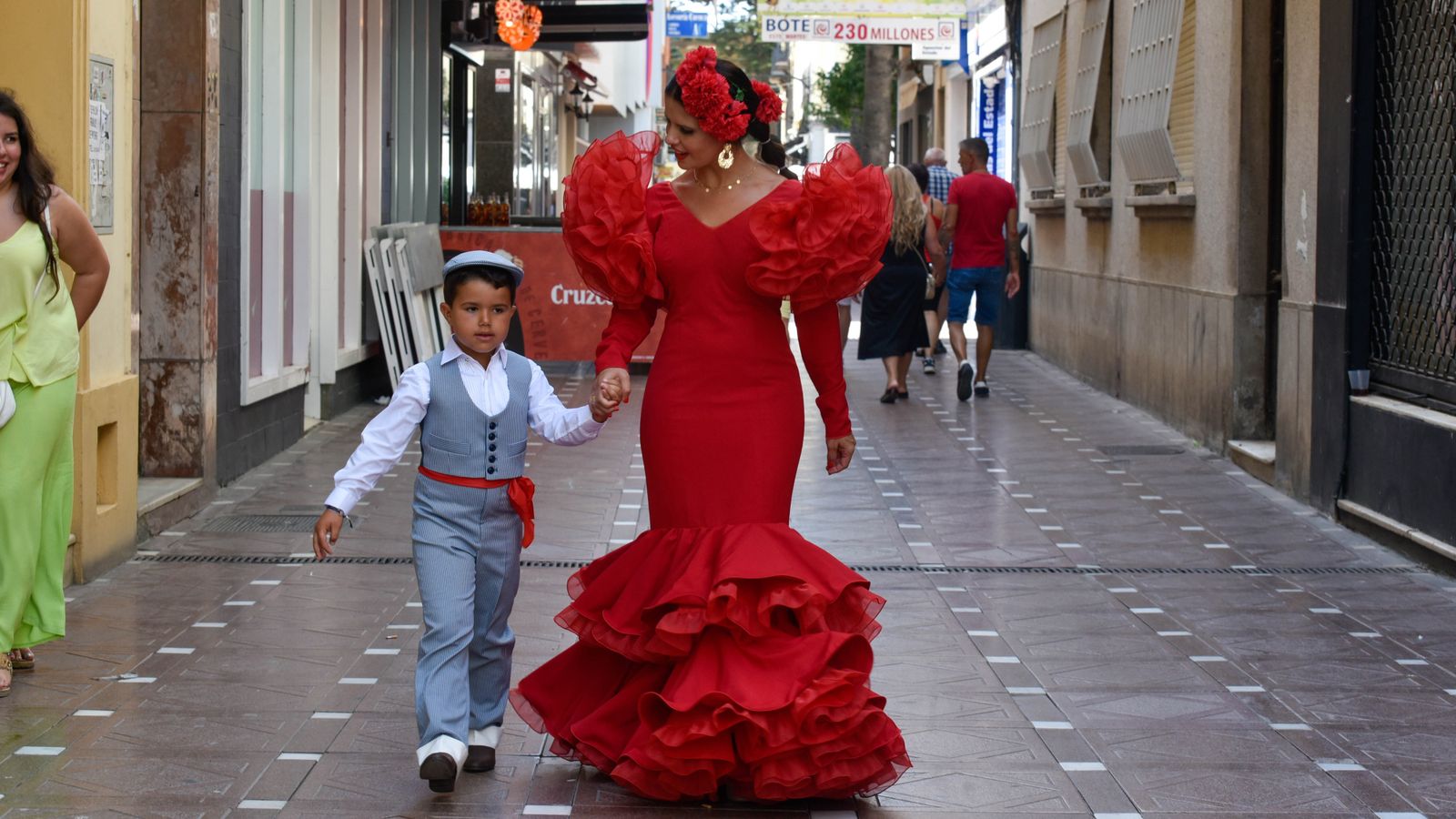 Las fotos del Domingo Rociero en el centro de la Línea